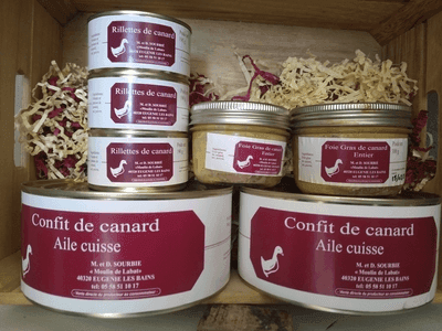 Canard entier conserve - le spécial rillettes - 4kg