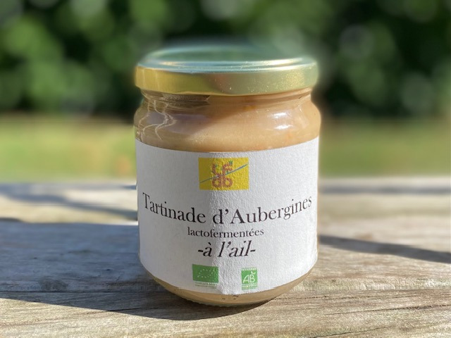 Tartinade d'aubergines à l'ail - 200g