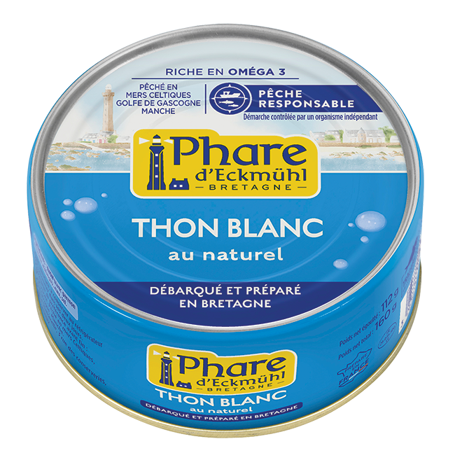 Thon blanc au naturel - 160g