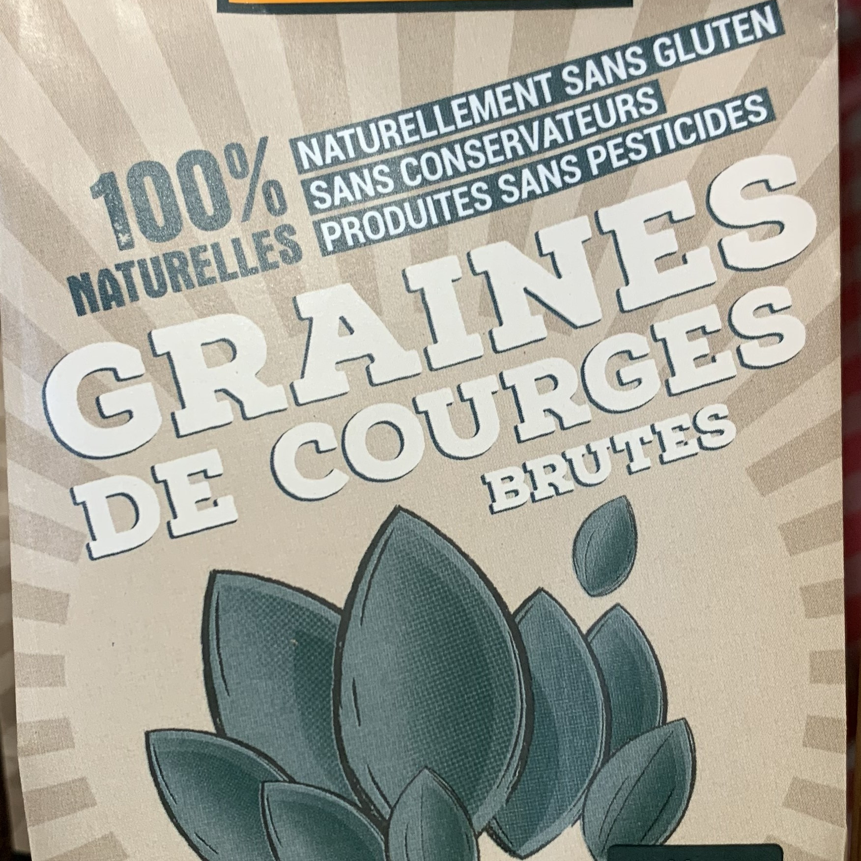 GRAINES DE COURGE BRUTE 250g