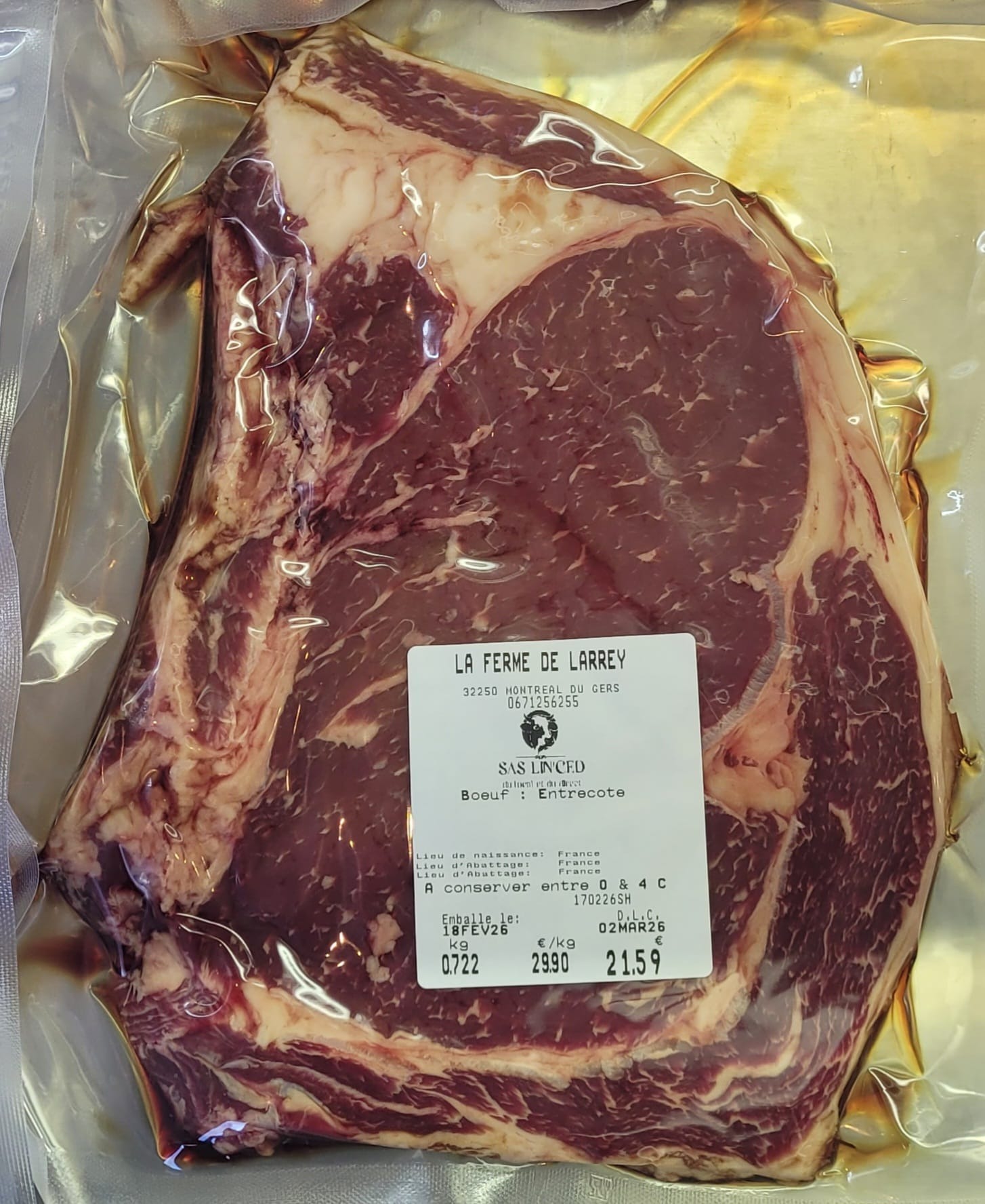 ENTRECOTE - 700g