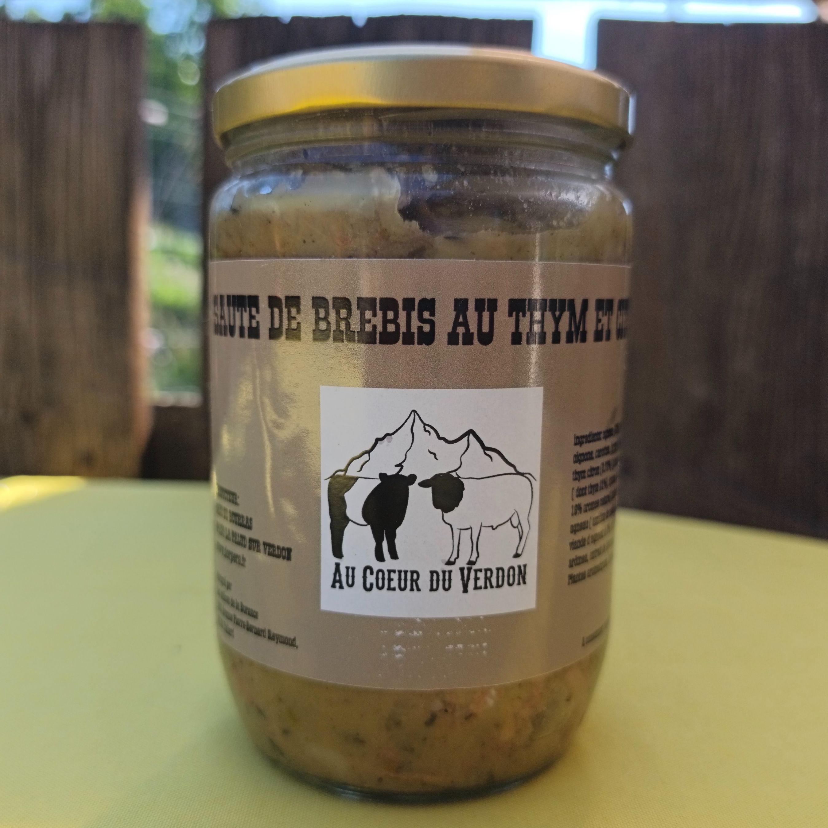 saute de brebis au thym et au citron - 570g