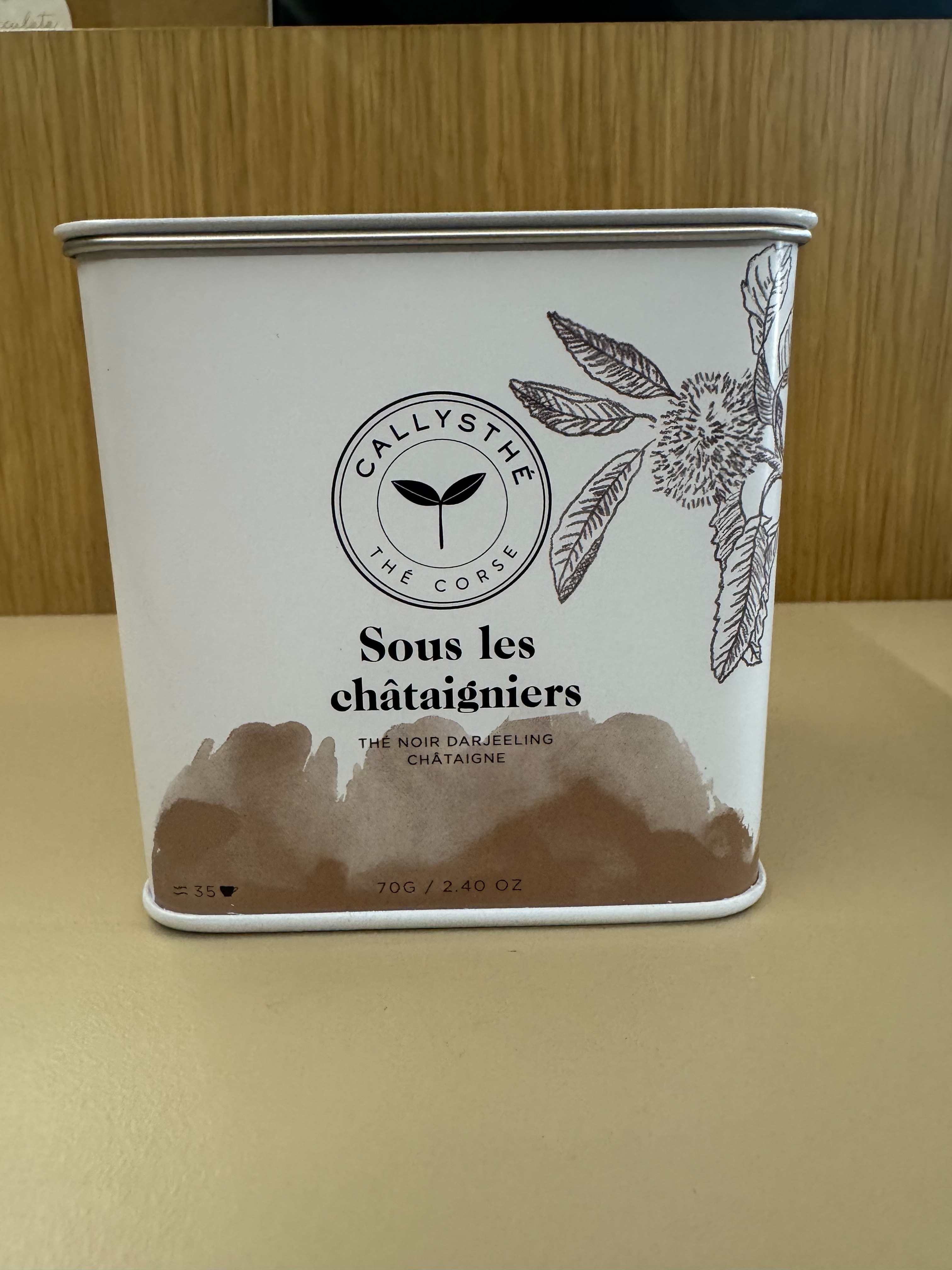 Thé noir Callysthé - Sous les châtaigniers - 70g