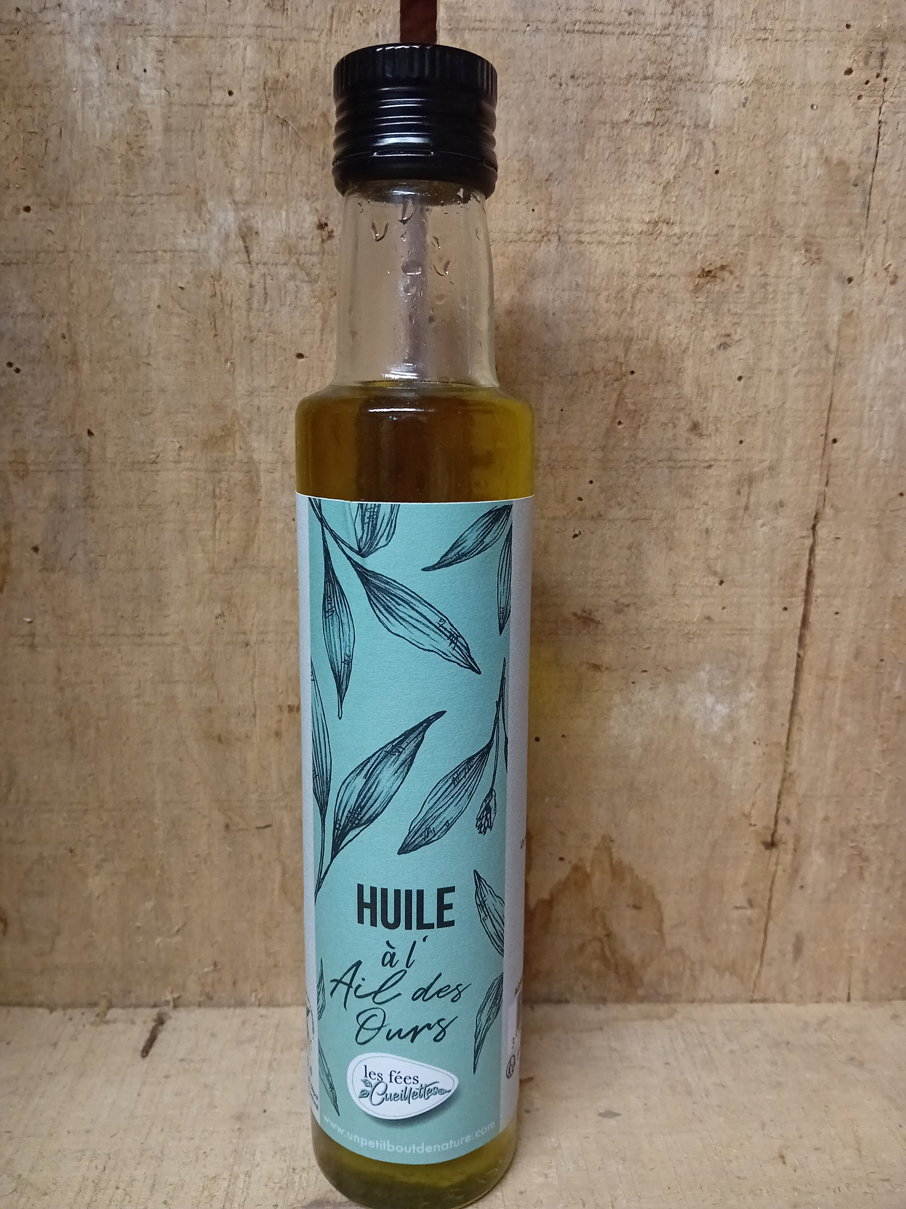 Huile aromatisée à l'ail des Ours - 250ml