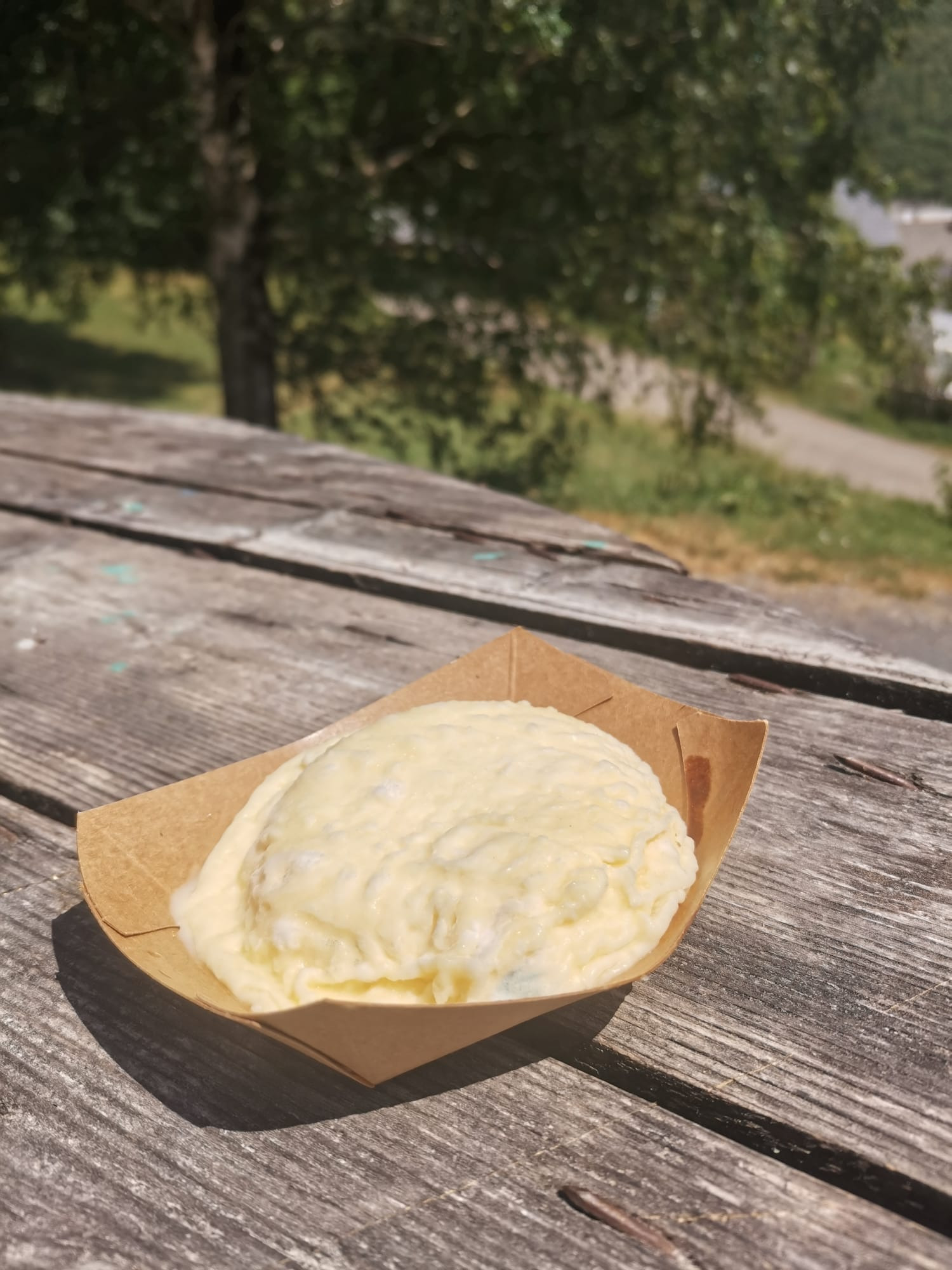 Luciole en pirogue fromage de vache