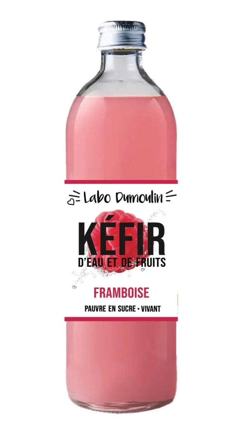 Kéfir d'eau et de fruits, Framboise - 0,75l