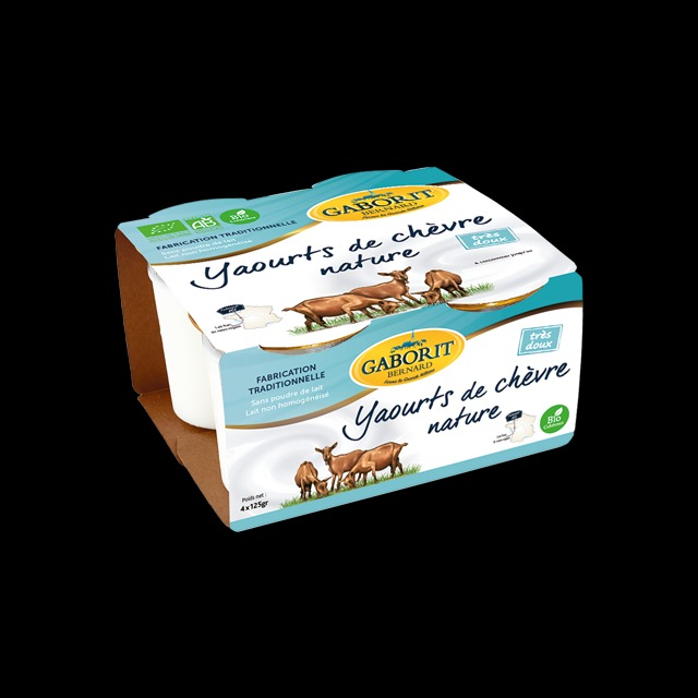 Yaourt chèvre nature 4x125gr