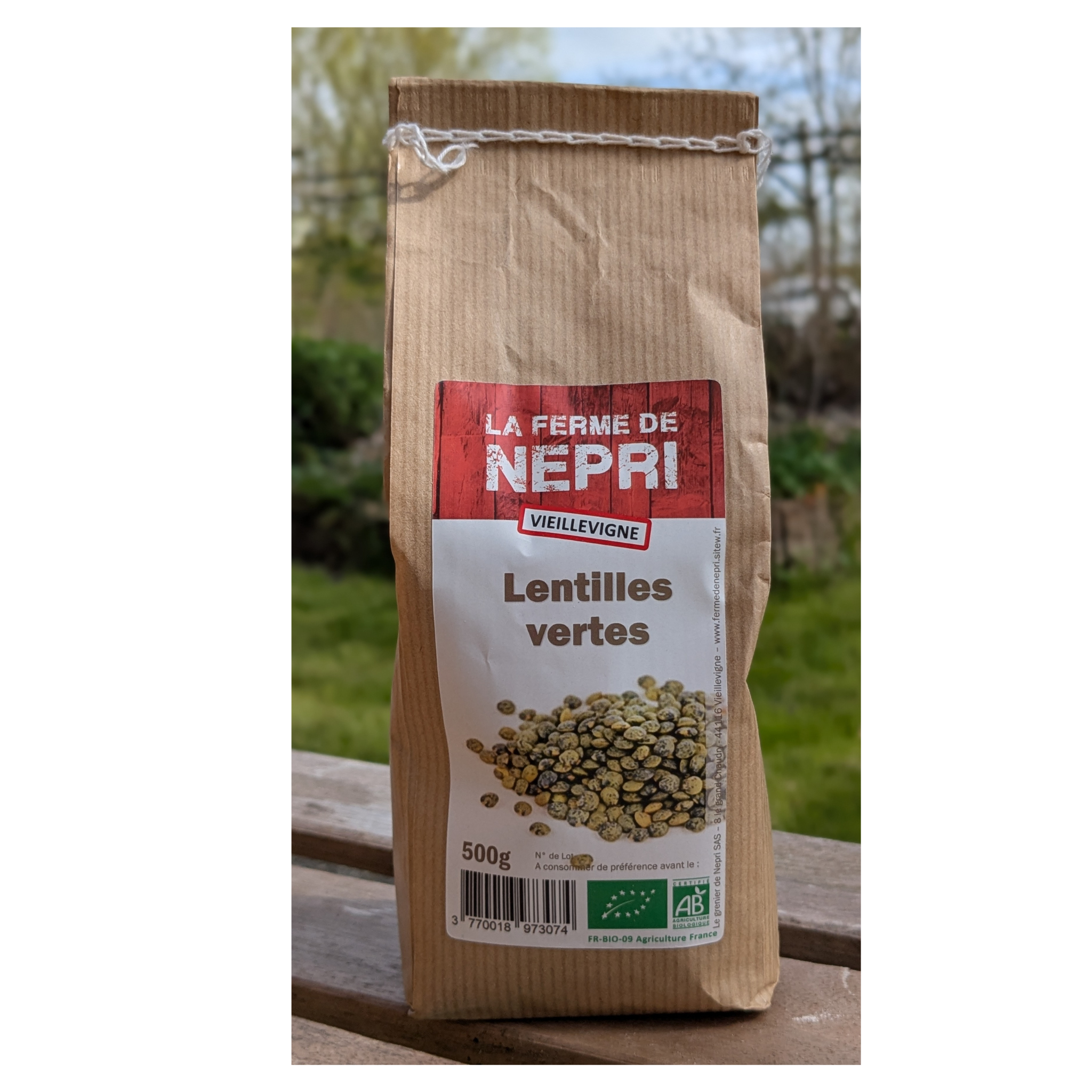 Lentilles vertes - 500g