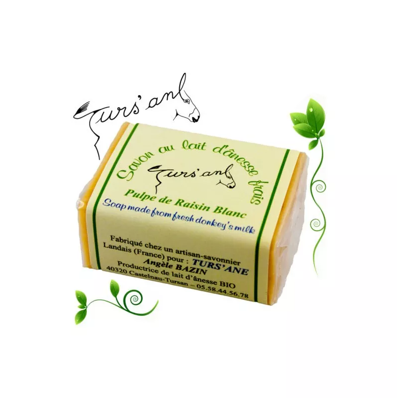 SAVON AU LAIT FRAIS D'ANESSE BIO MIEL - 100g