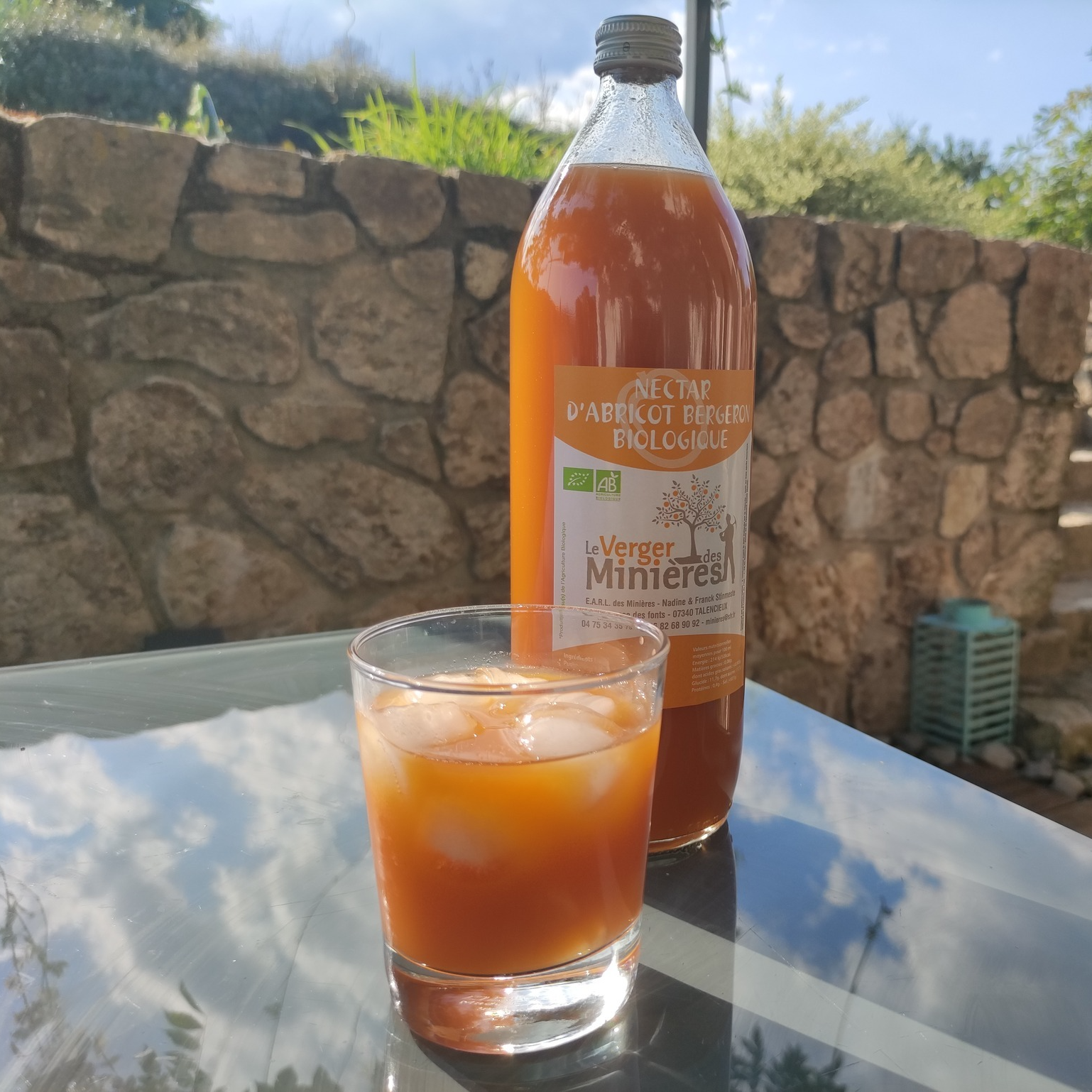 nectar d'abricot x 6 bouteilles - 6l