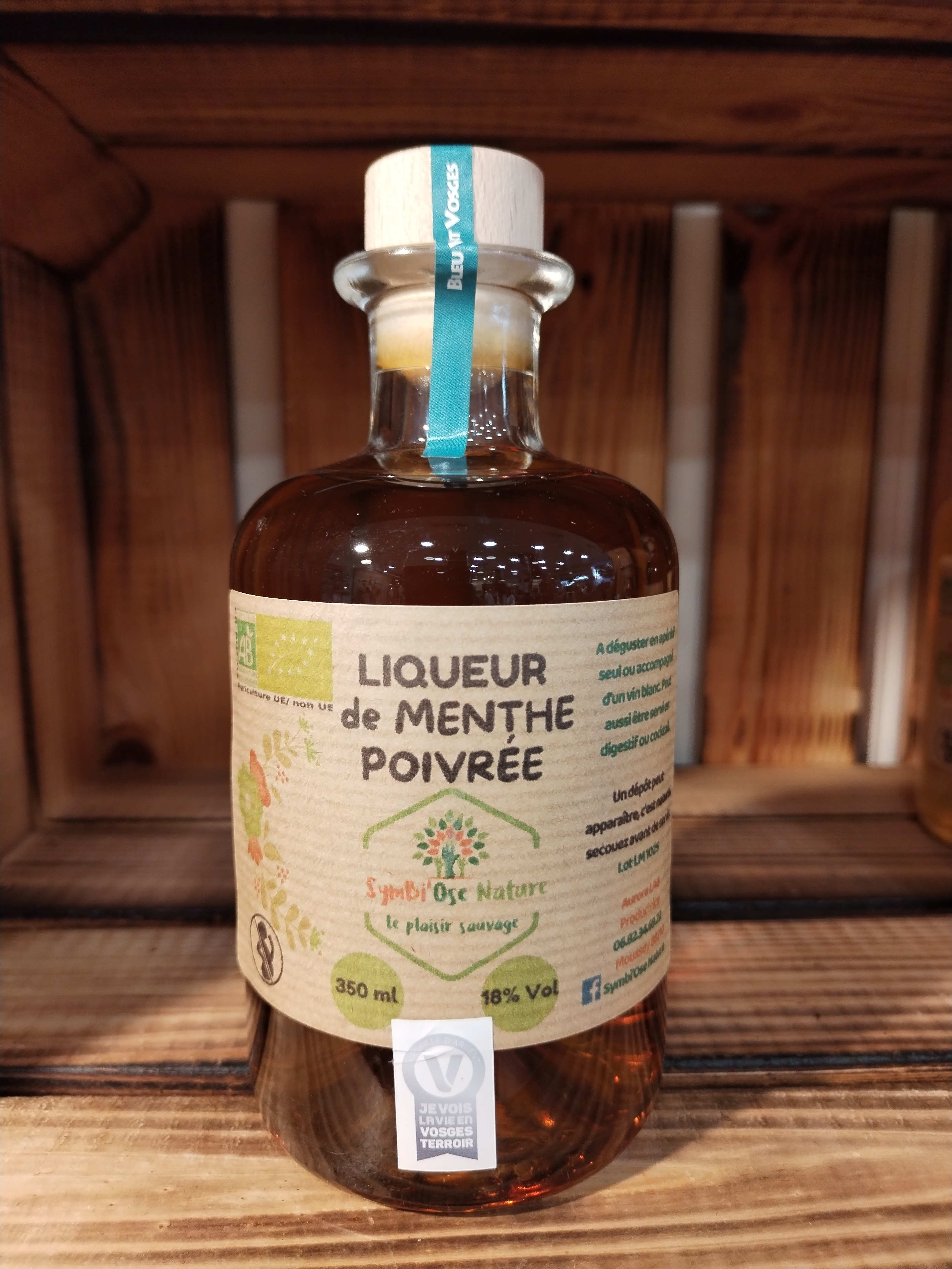 Liqueur de Menthe Poivrée  18% Vol AB