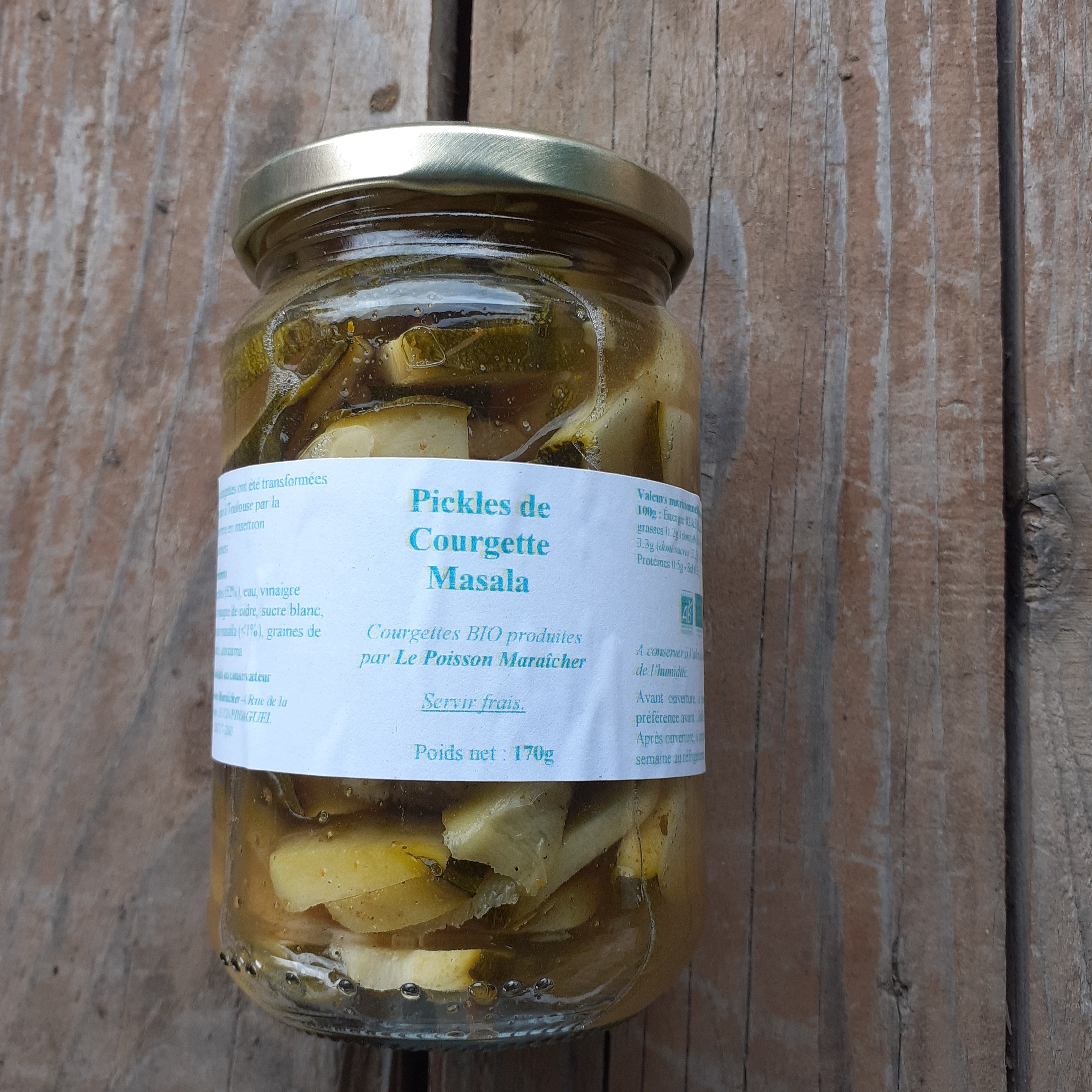 Pickles Courgette Masala - 170g