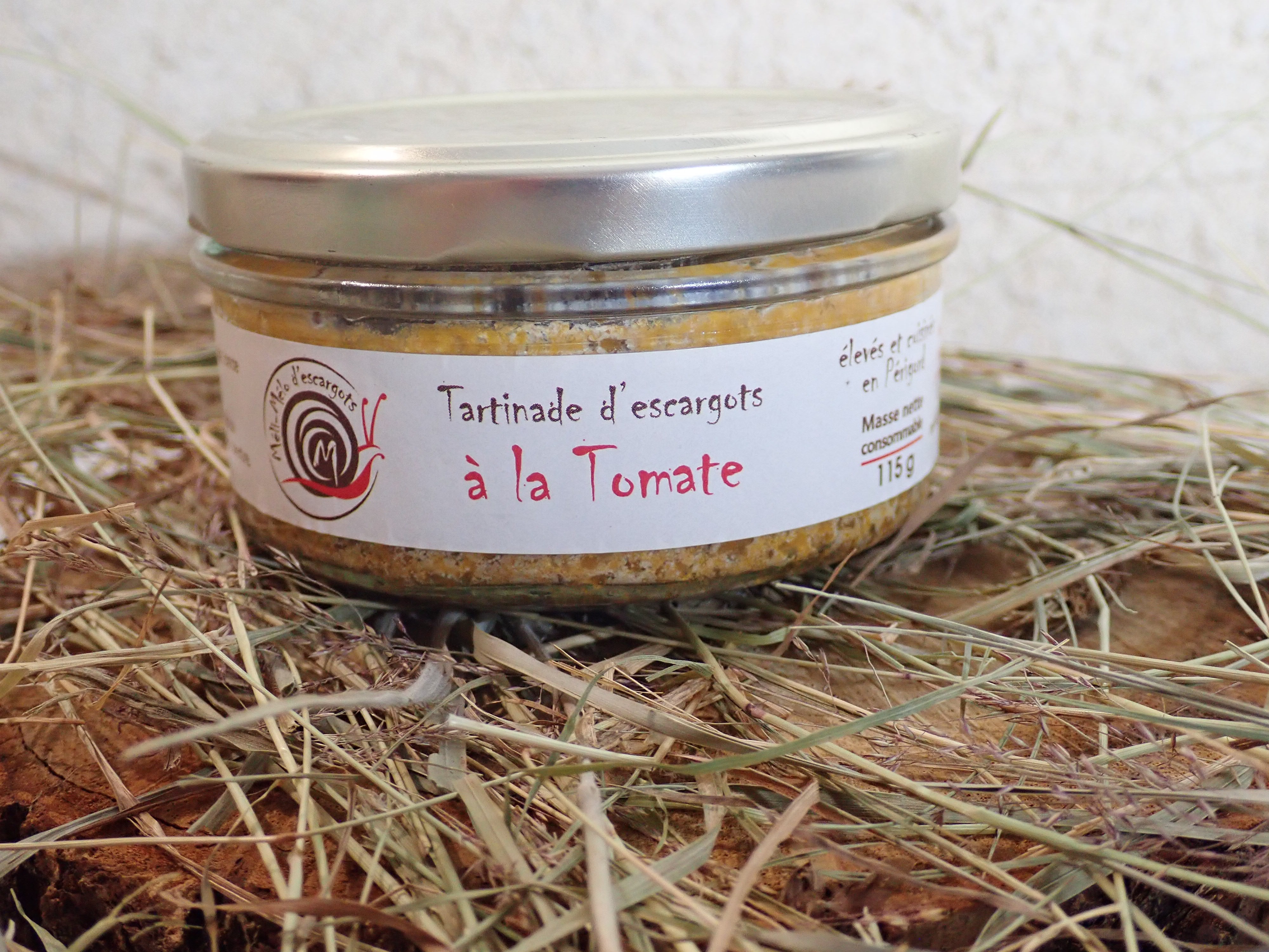 Tartinade d'escargots à la tomate - 115g