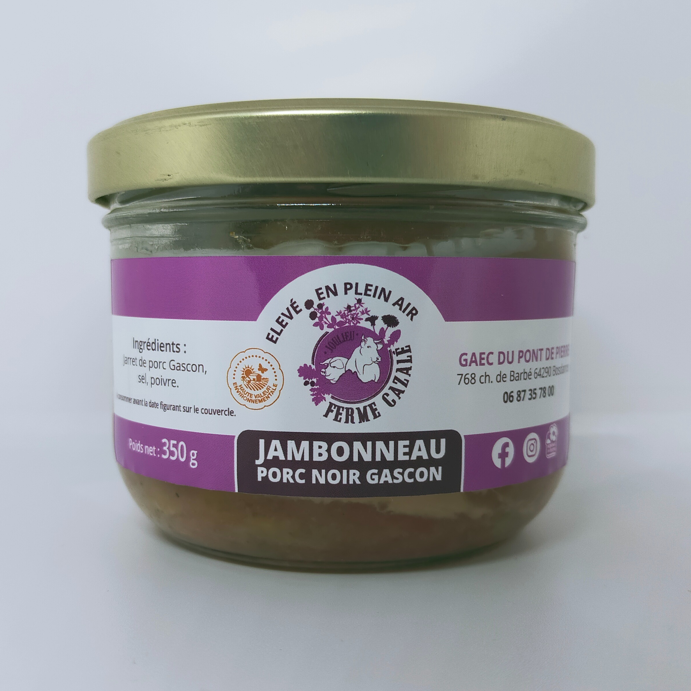 Jambonneau de porc Gascon (350g)
