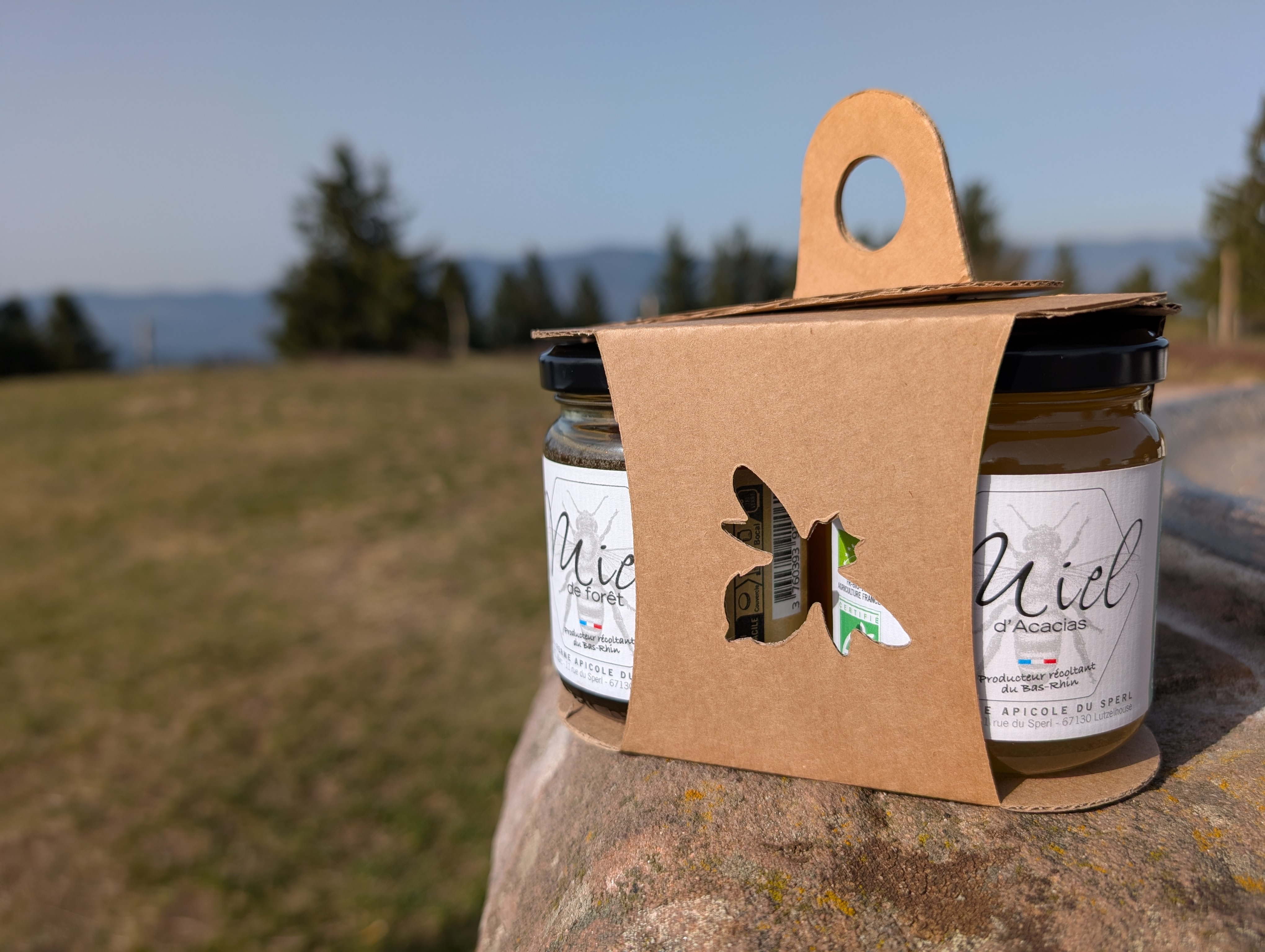 Coffret "3 miels" : 3x250g - 750g