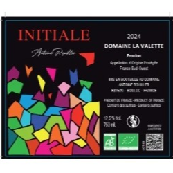 Initiale - Rouge - 1 étoile - Domaine la Valette
