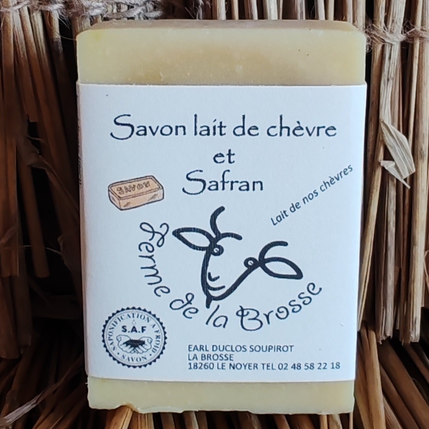 Savon au lait de nos chèvres nature ou parfumé