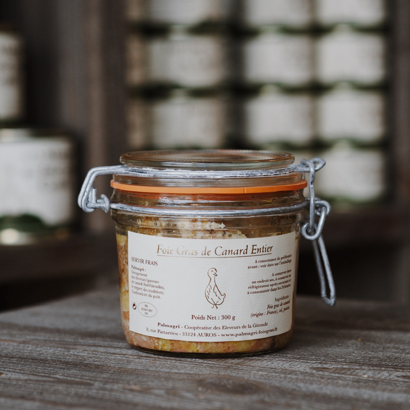 Foie gras entier mi-cuit bocal