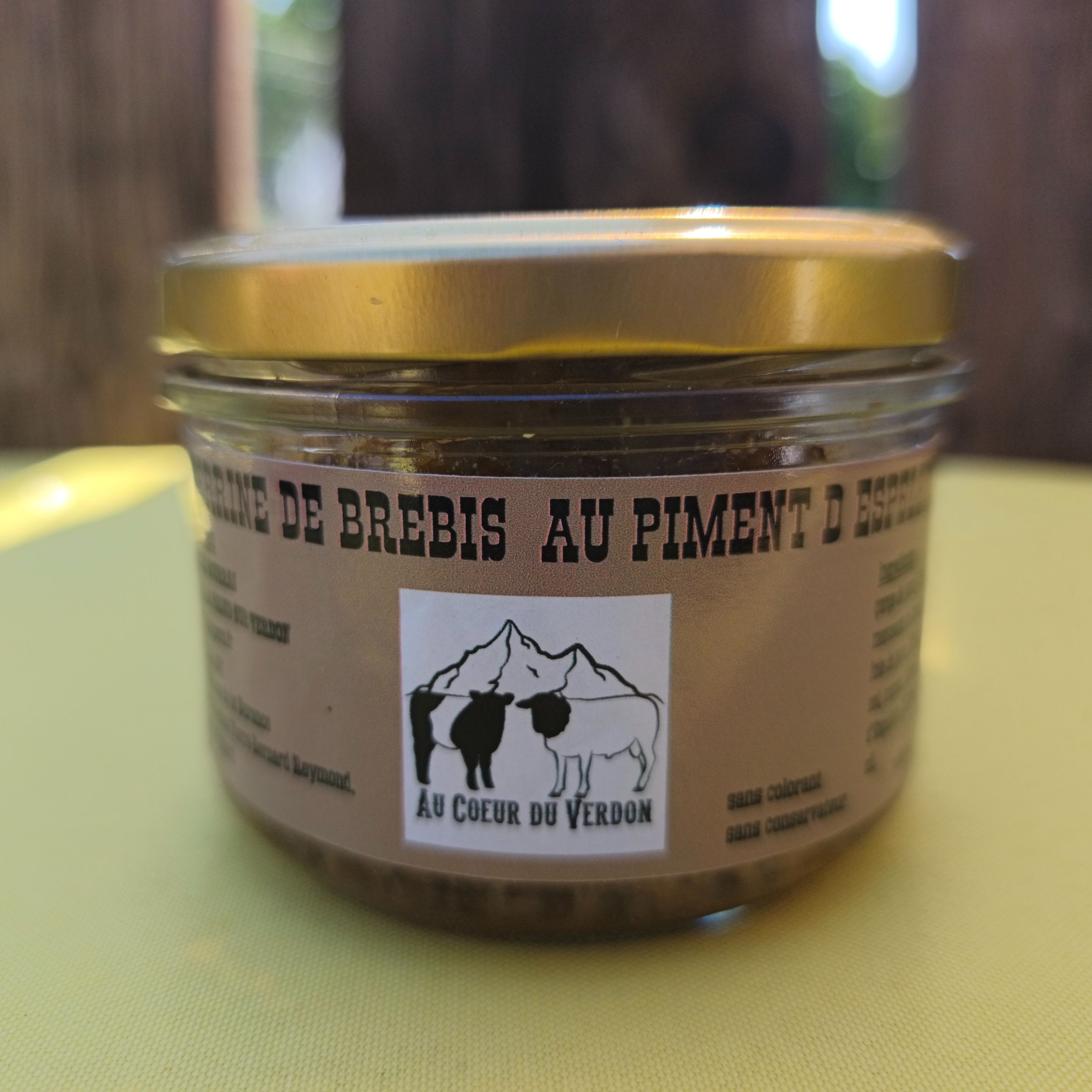 terrine de brebis au piment d' Espelette - 180g
