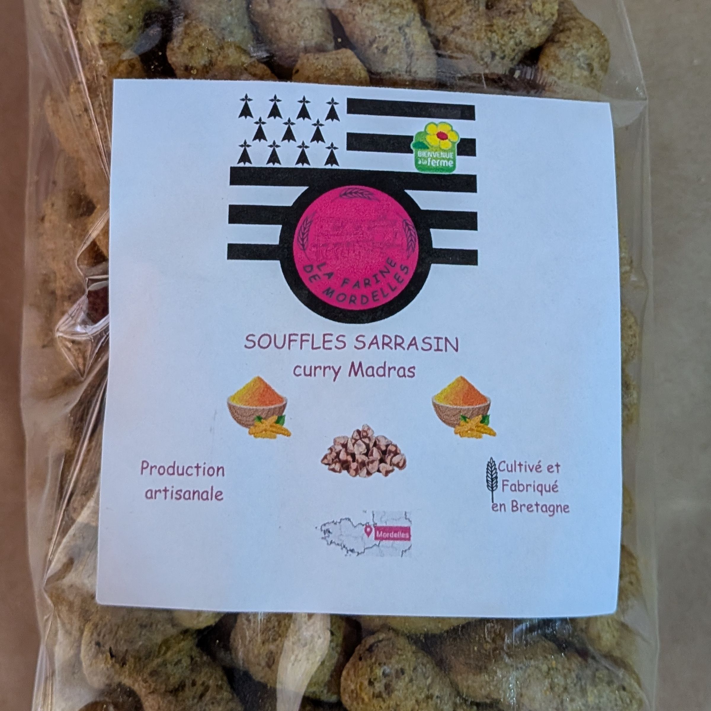 Soufflés sarrasin au curry - 70g