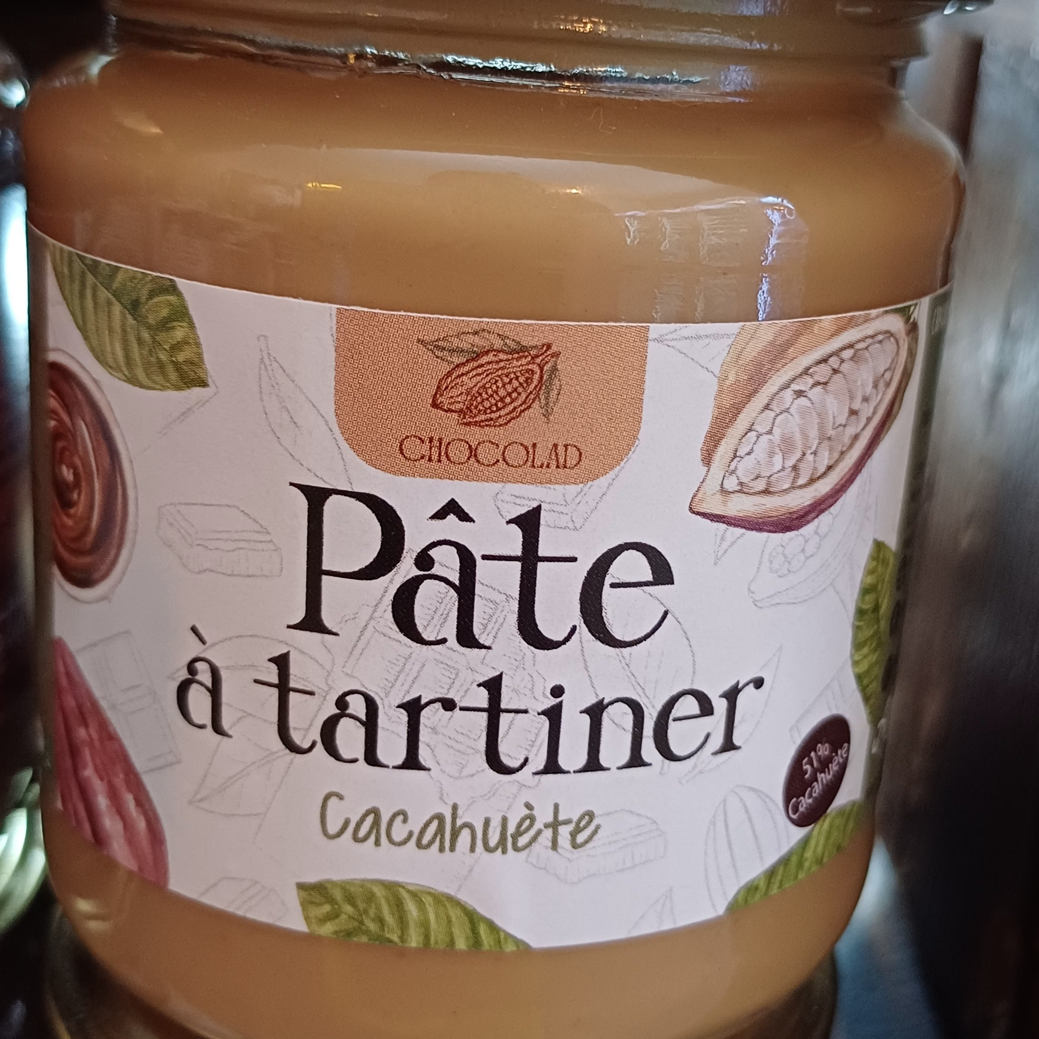 Pâte à tartiner cacahuète 250g