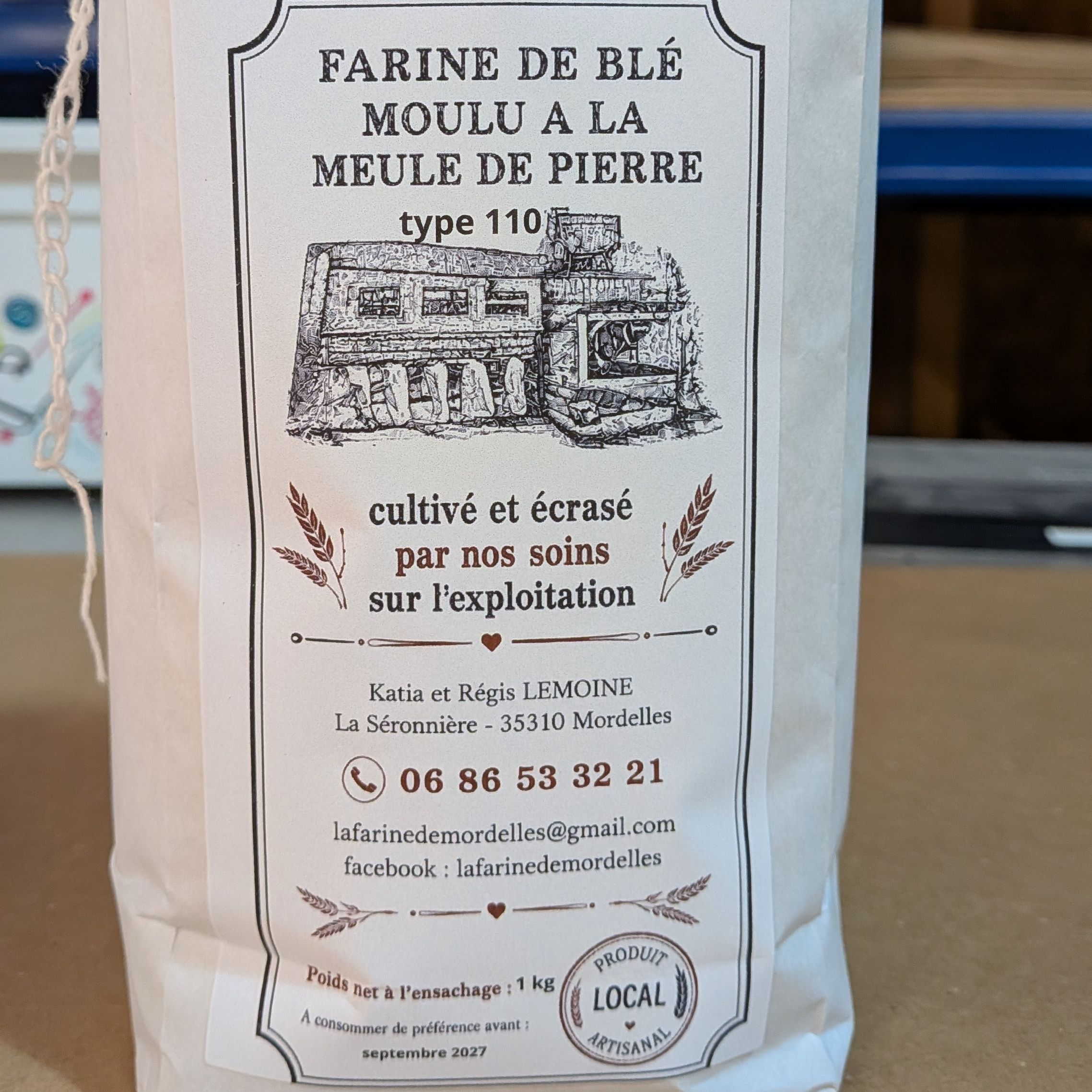 Farine de blé - Type 110 - 1kg