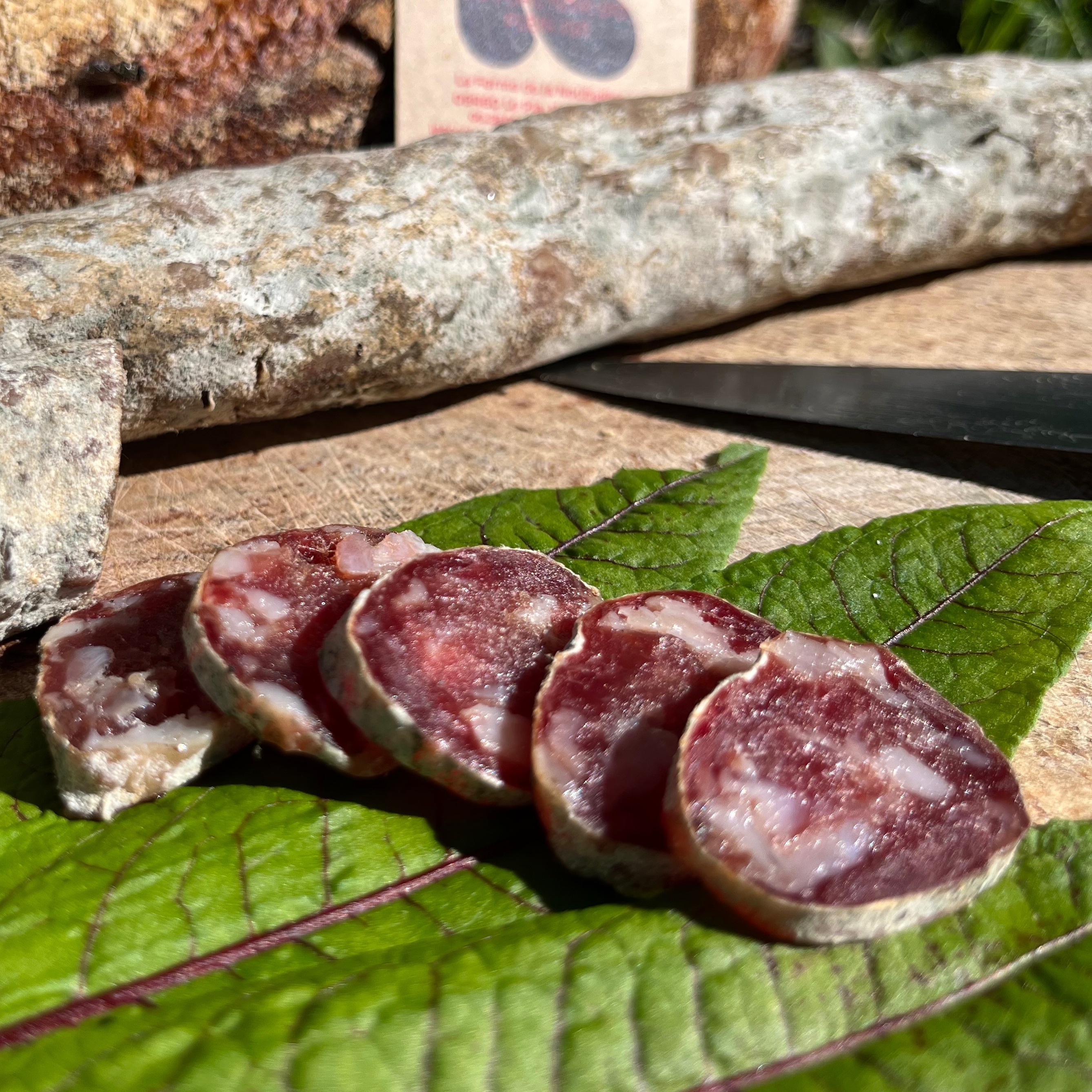 Saucisse Sèche Porc Noir BIO - 0,3kg