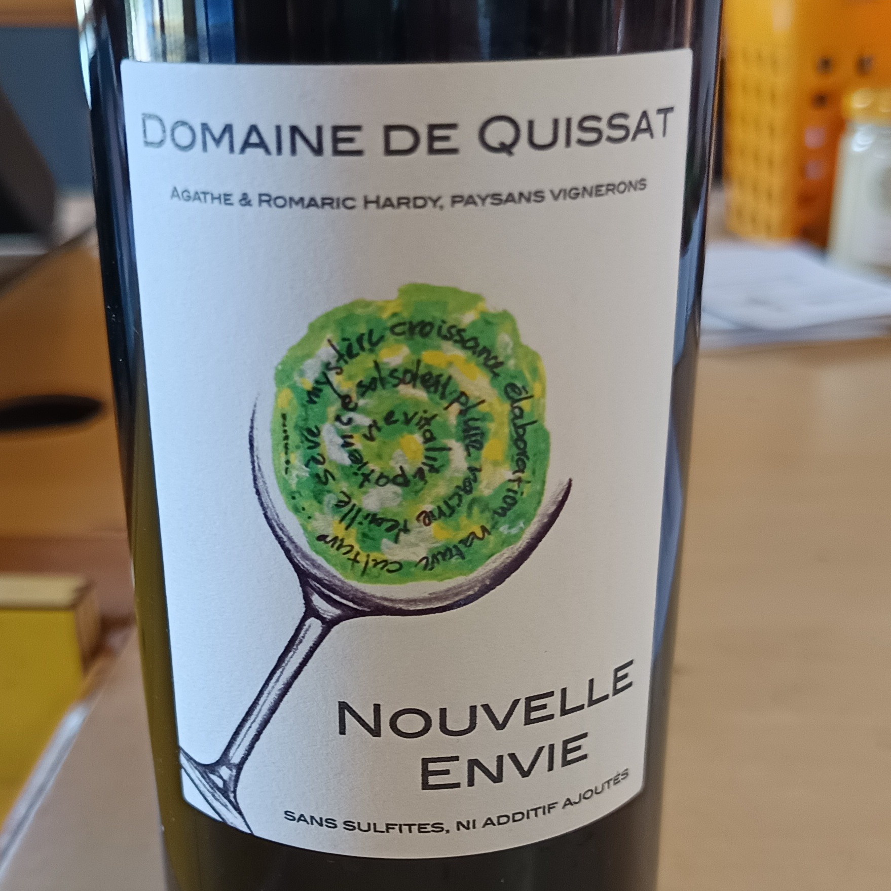 Vin rouge Nouvelle Envie