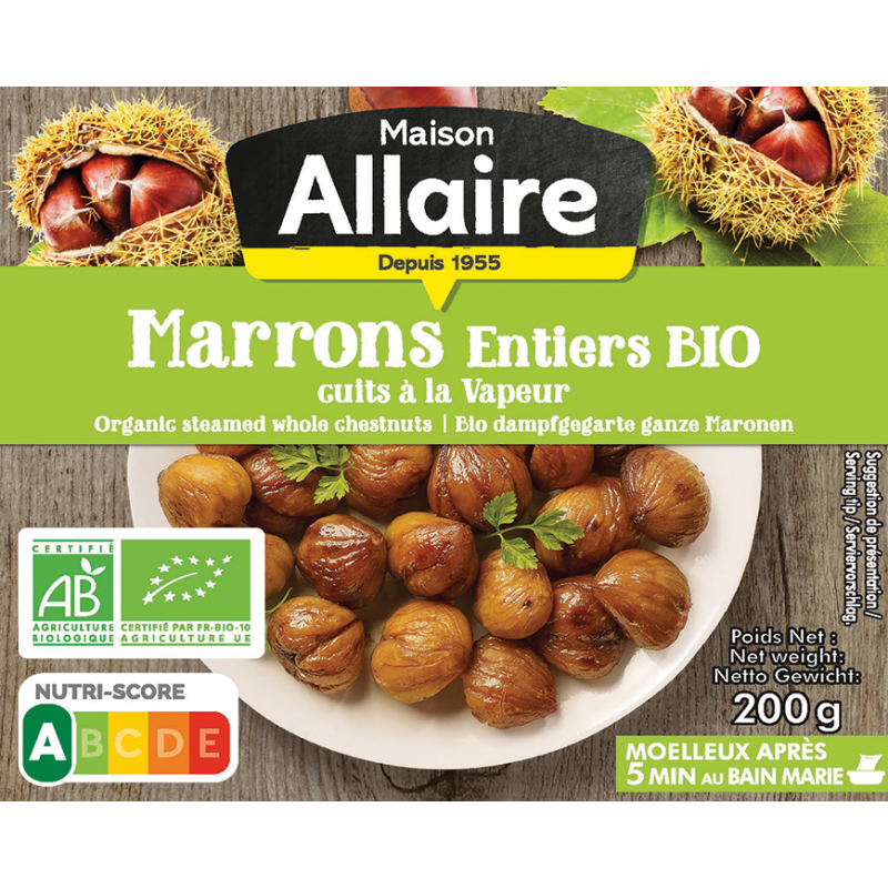 Marron pré cuit sous vide (200g) - 200g