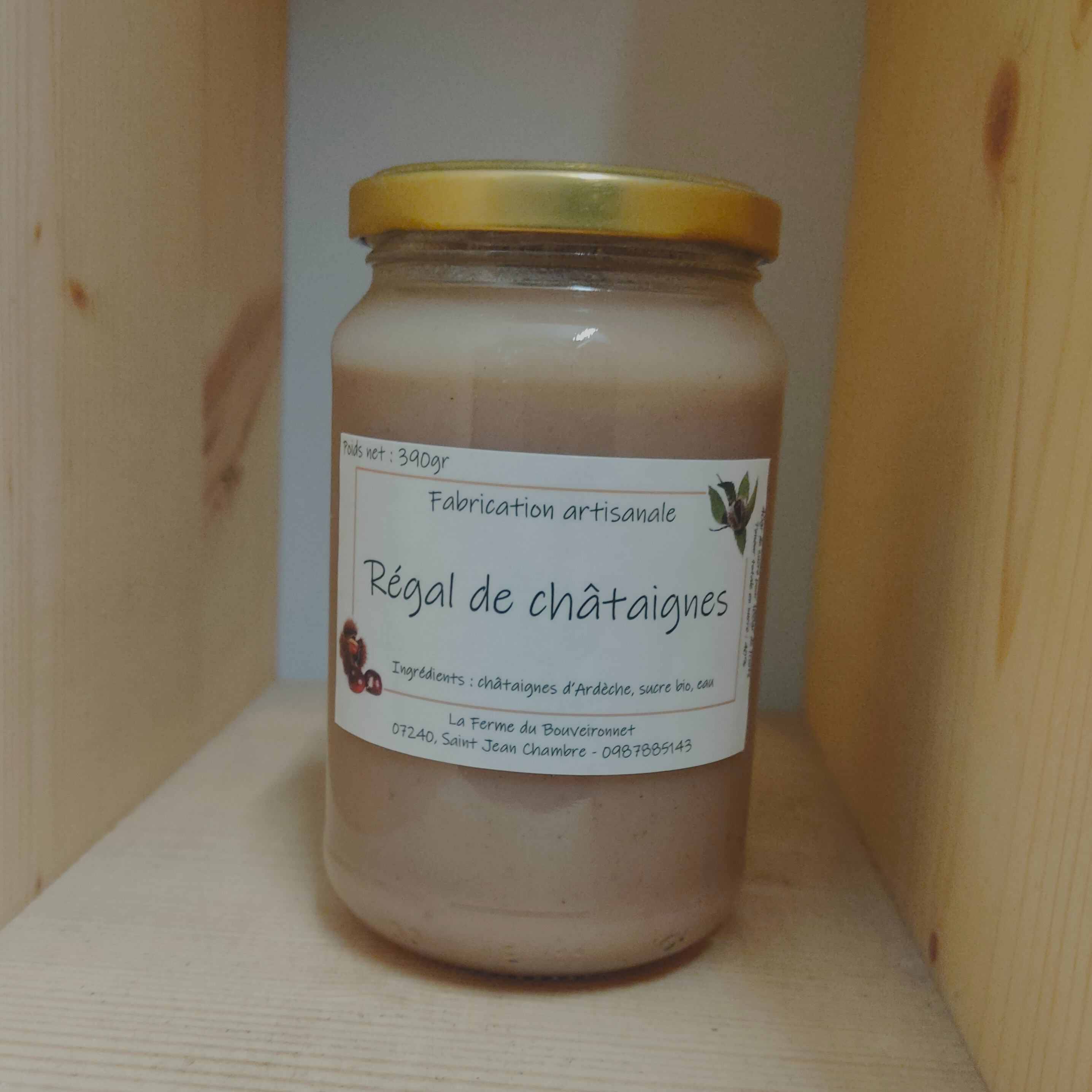 Régal de châtaignes 390gr