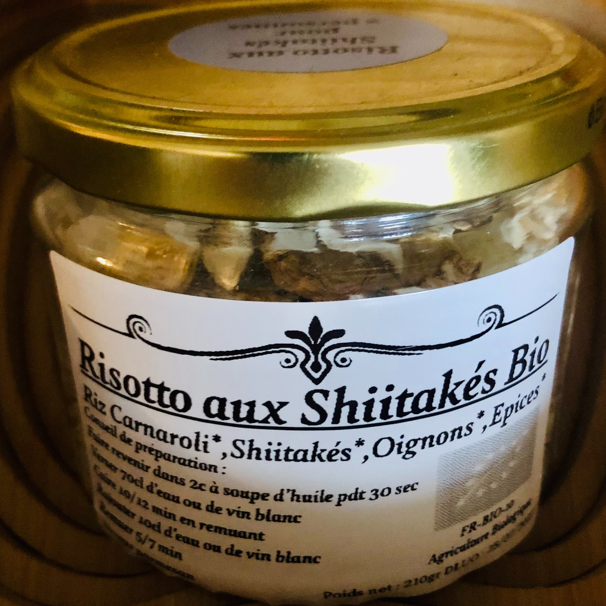 Risotto aux Shiitakés Bio