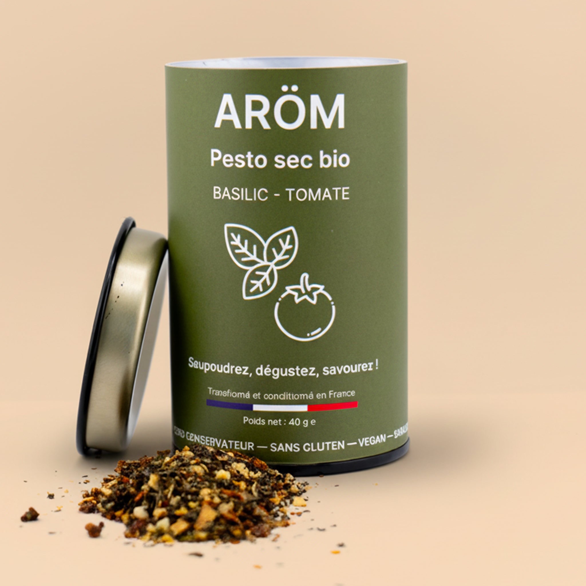 Pesto sec Basilic/Tomate - 40g