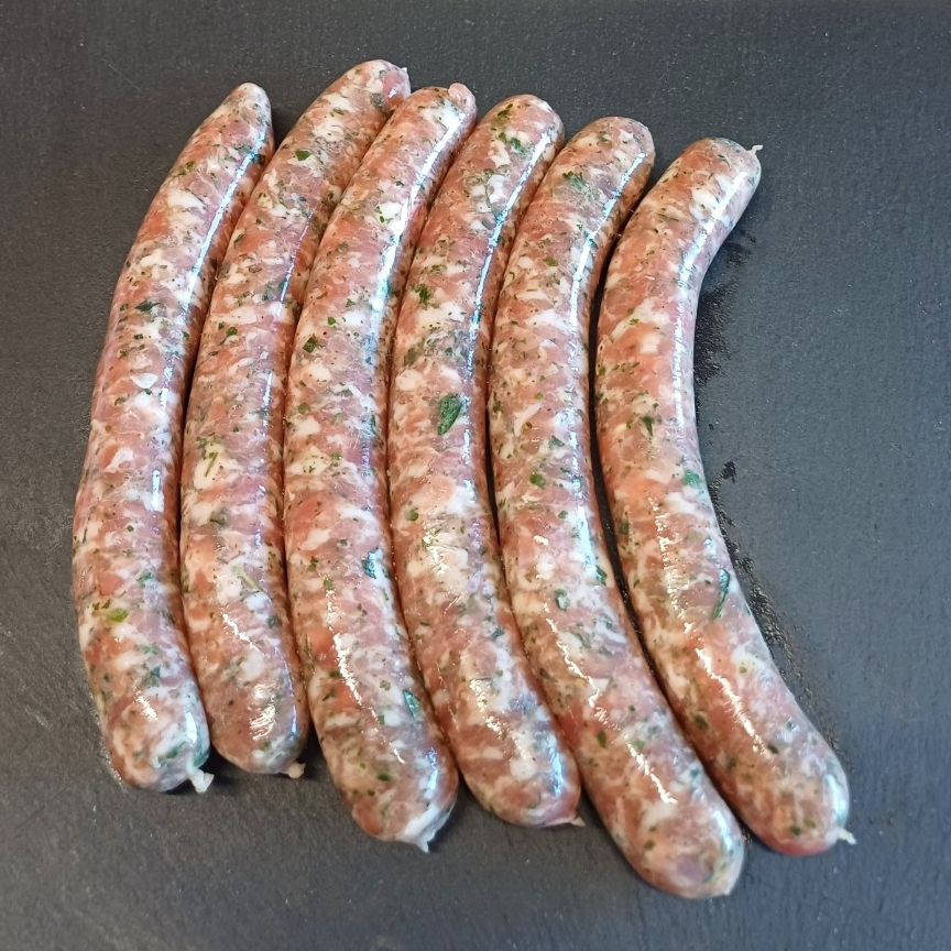 Chipolatas aux herbes x6 - 450g