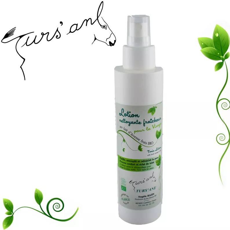 LOTION NETTOYANTE FRAÎCHEUR LAIT FRAIS D'ÂNESSE BIO - 250ml
