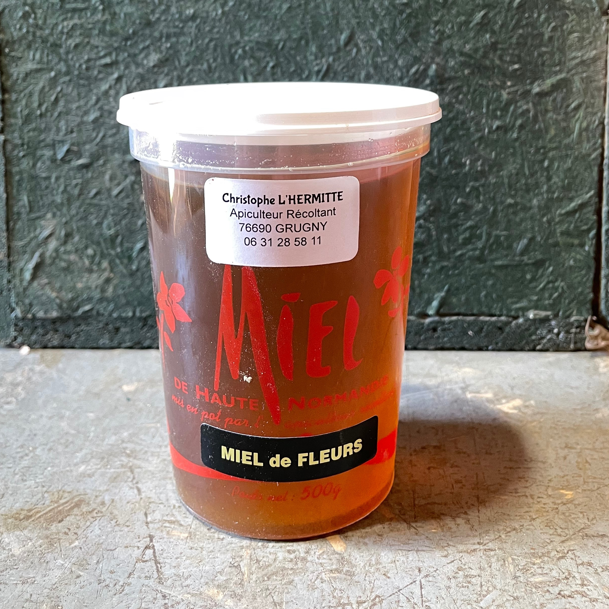 Miel de fleurs (pot de 500g)