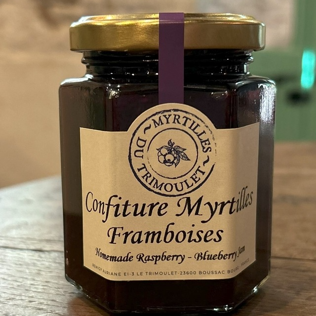 Confiture Myrtille & Framboise (70% de fruits) - 200g - 200g