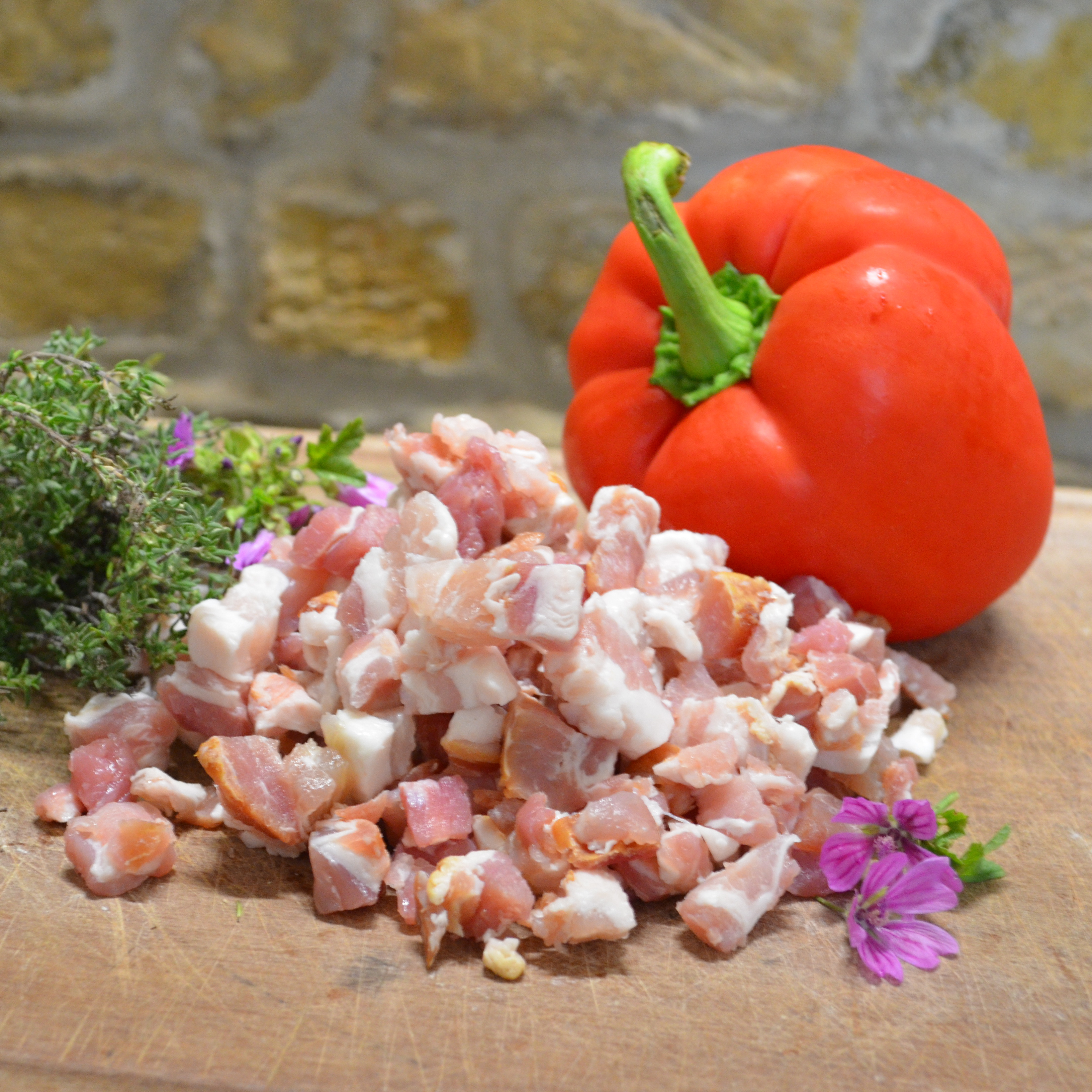 Lardons fumé - 0,25kg