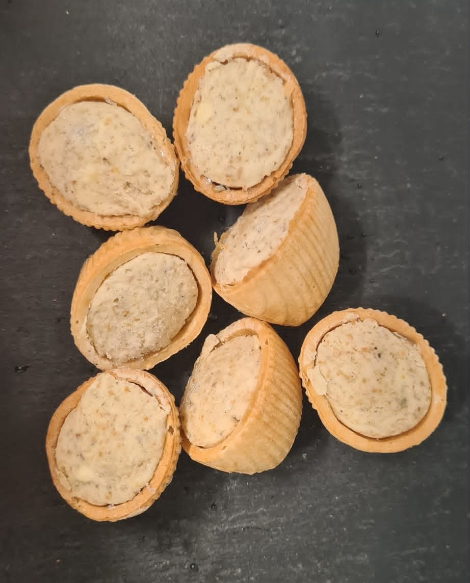 12 escargots en Croustilles, recette aux noix