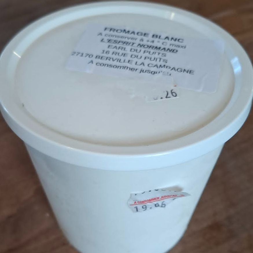 Fromage blanc 500g - (L'ESPRIT NORMAND)- revente - 500g