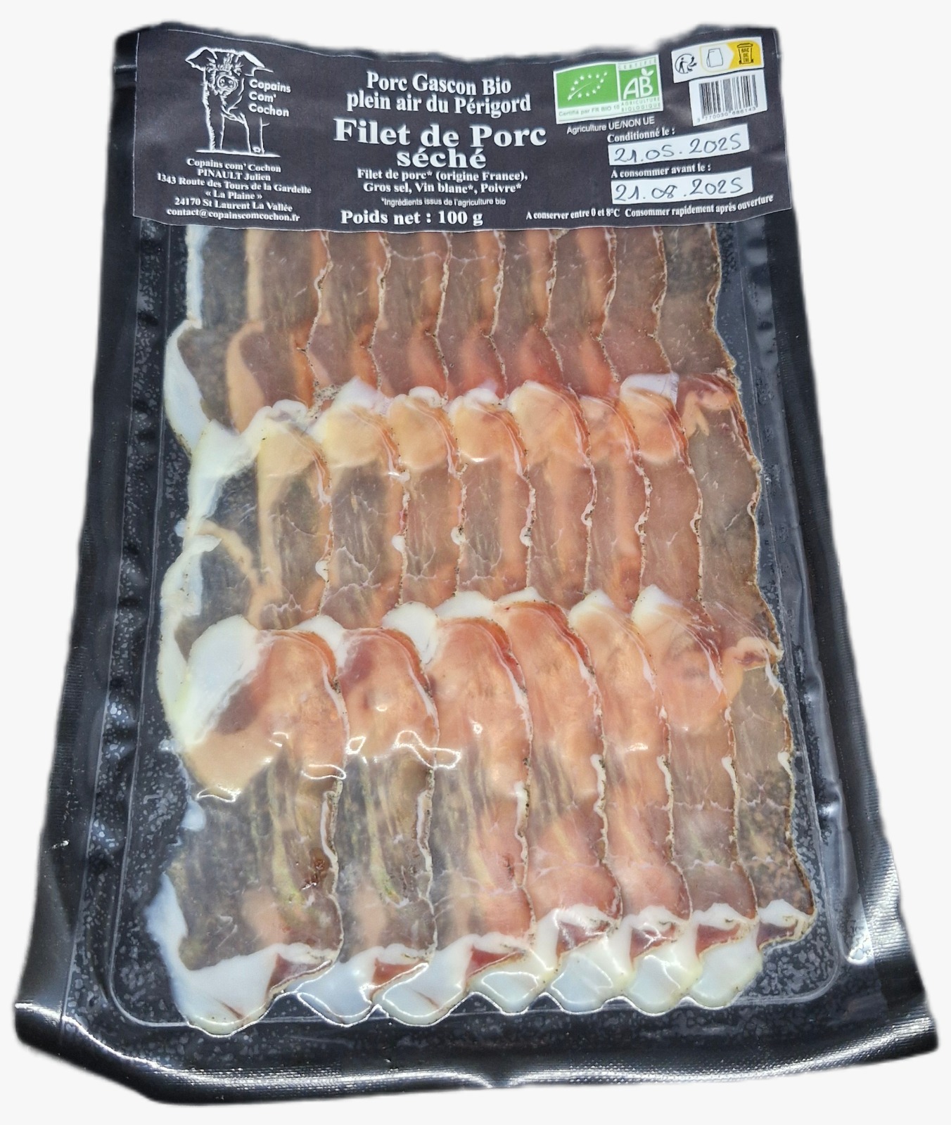 FILET DE PORC SECHE - 100g