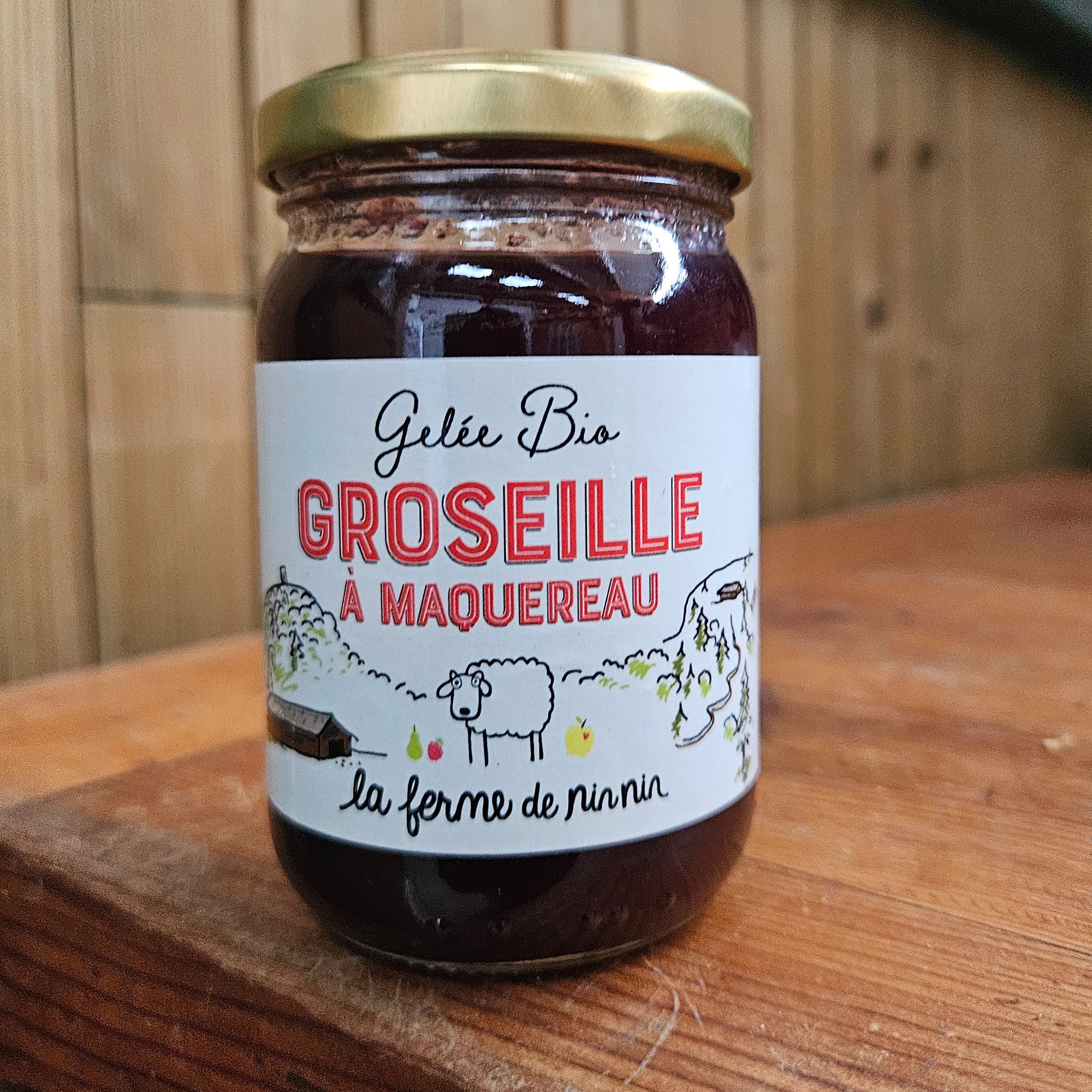 GELEE Groseilles à maquereaux - 220g