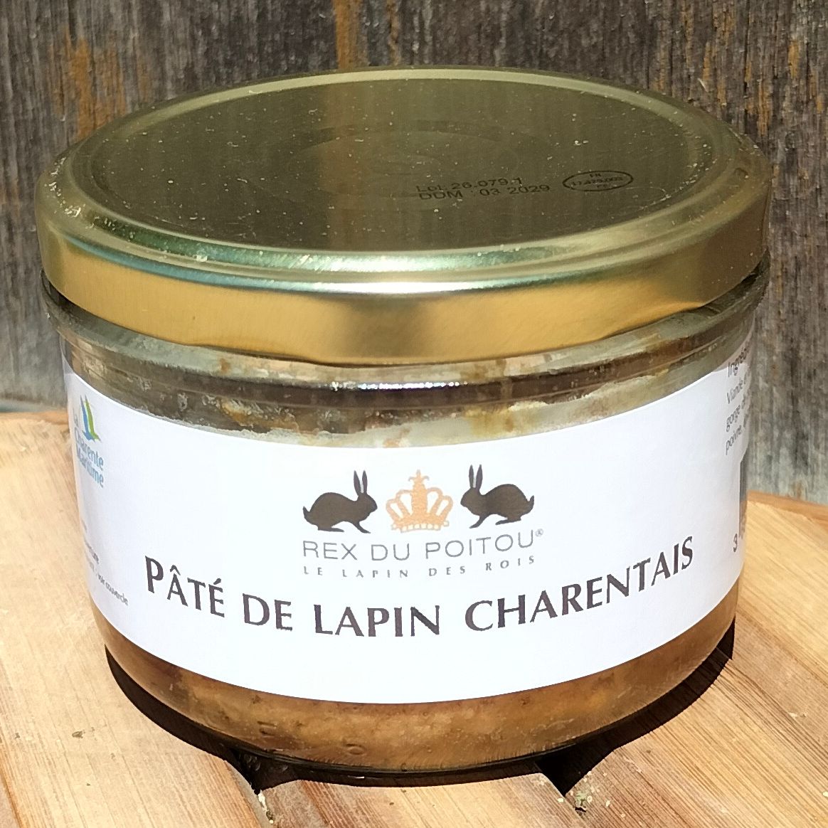 Pâté de lapin charentais - 180g