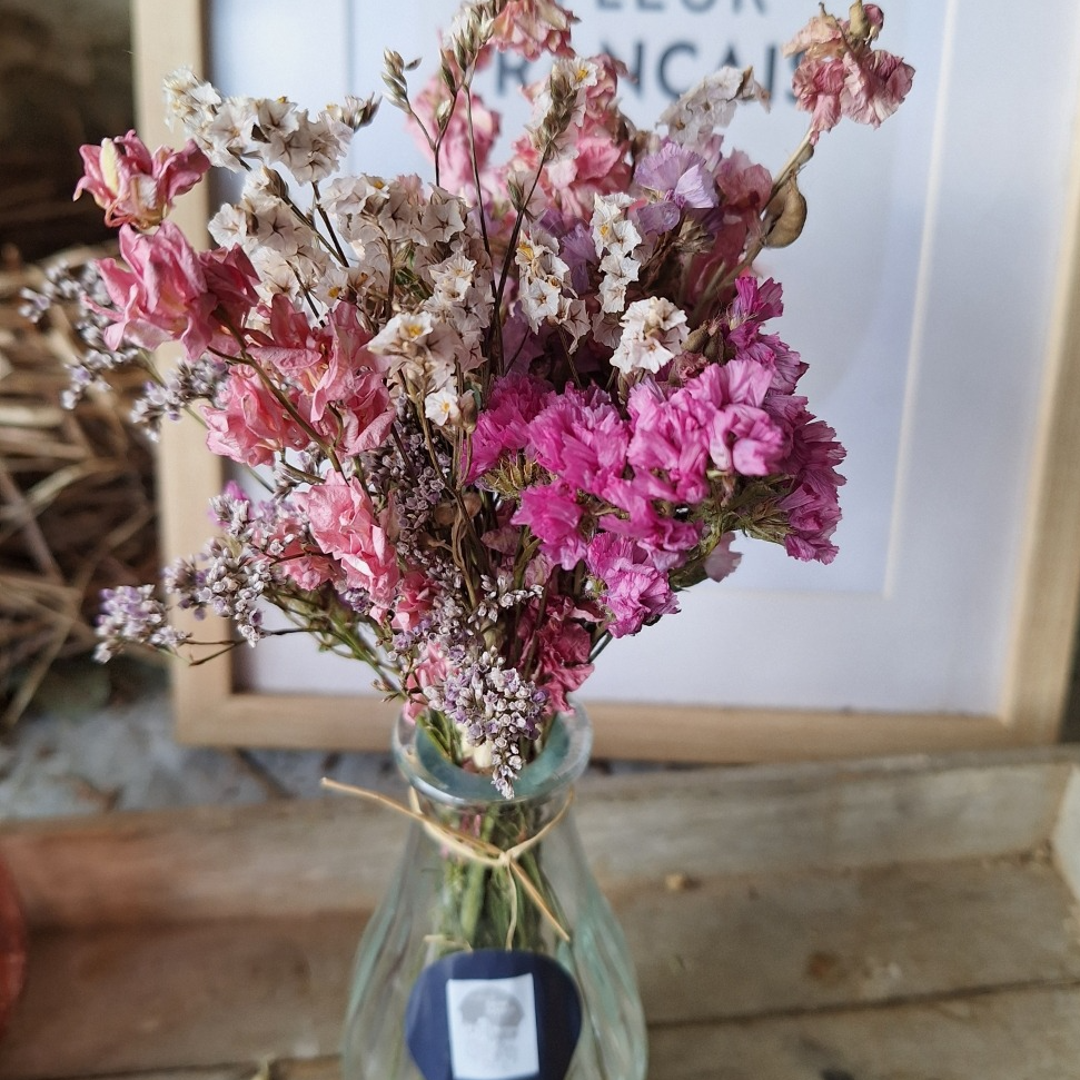 Bouquet fleurs séchée "Caprice d'été"