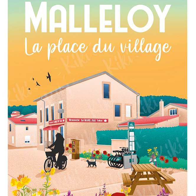 AFFICHE MALLELOY "PLACE"