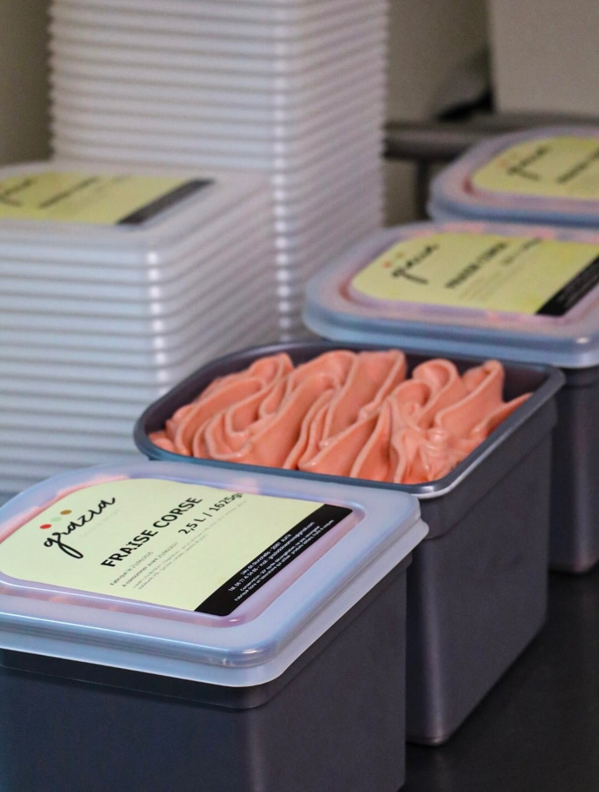 Glaces artisanales corses Grazia 2,5 L