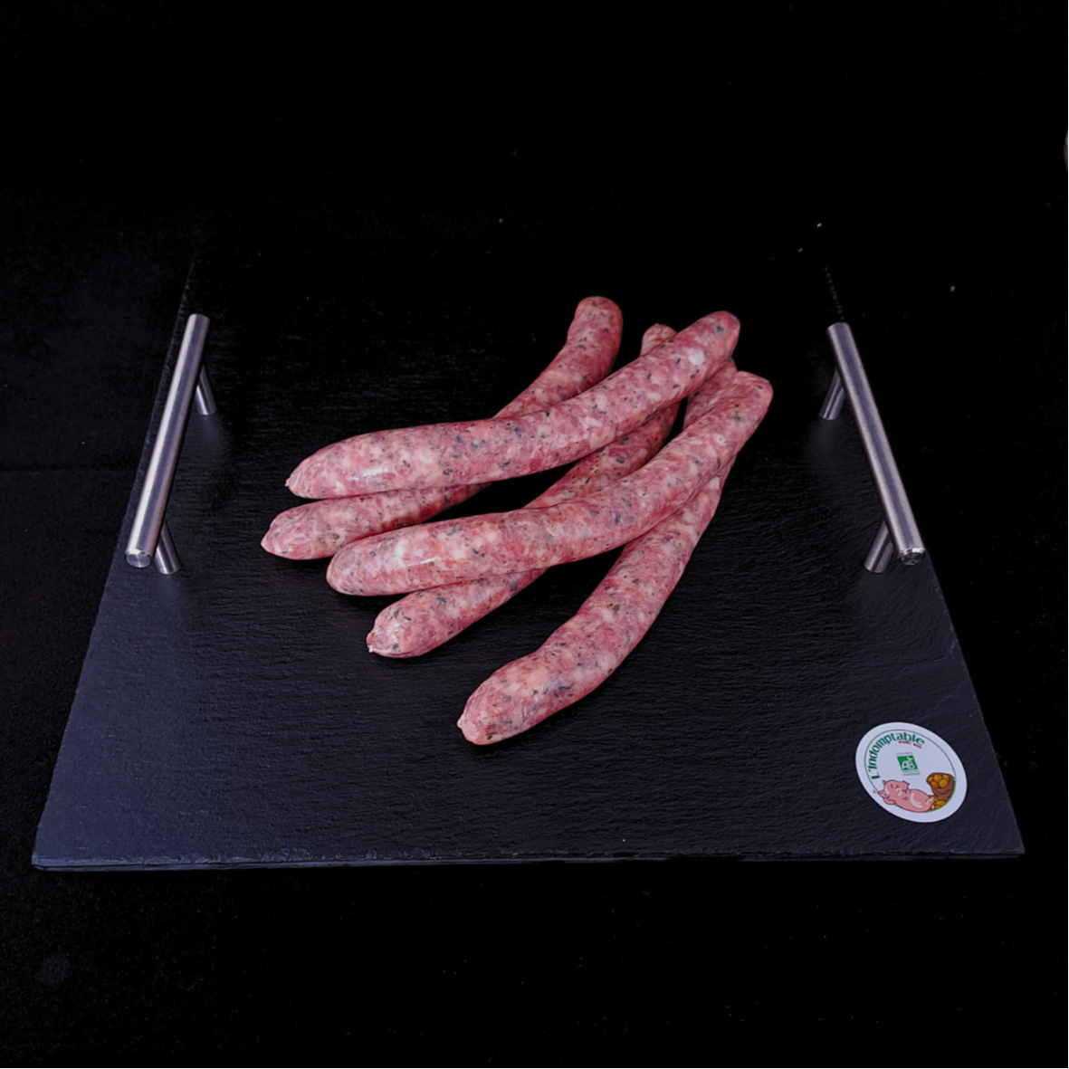 Chipolatas aux herbes pur porc x4 - 0,33kg