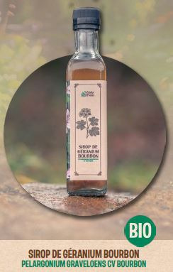 Sirop de géranium bourbon - 250ml