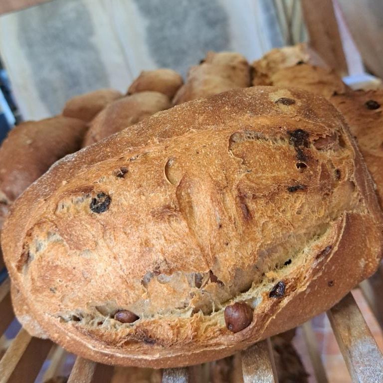 Pain Noisette amande raisin