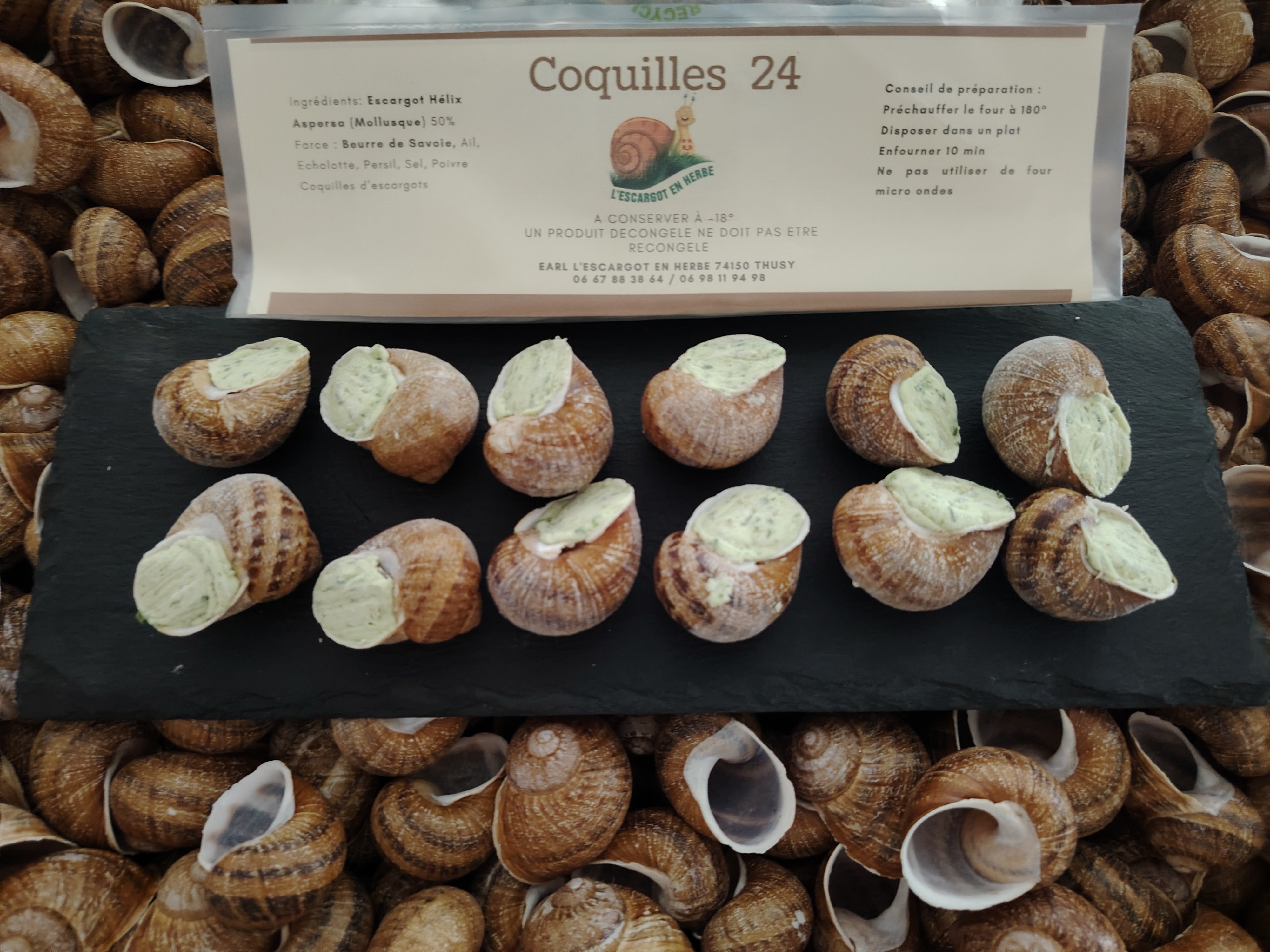 Coquilles à la Bourguigonne 2 douzaines - 284g