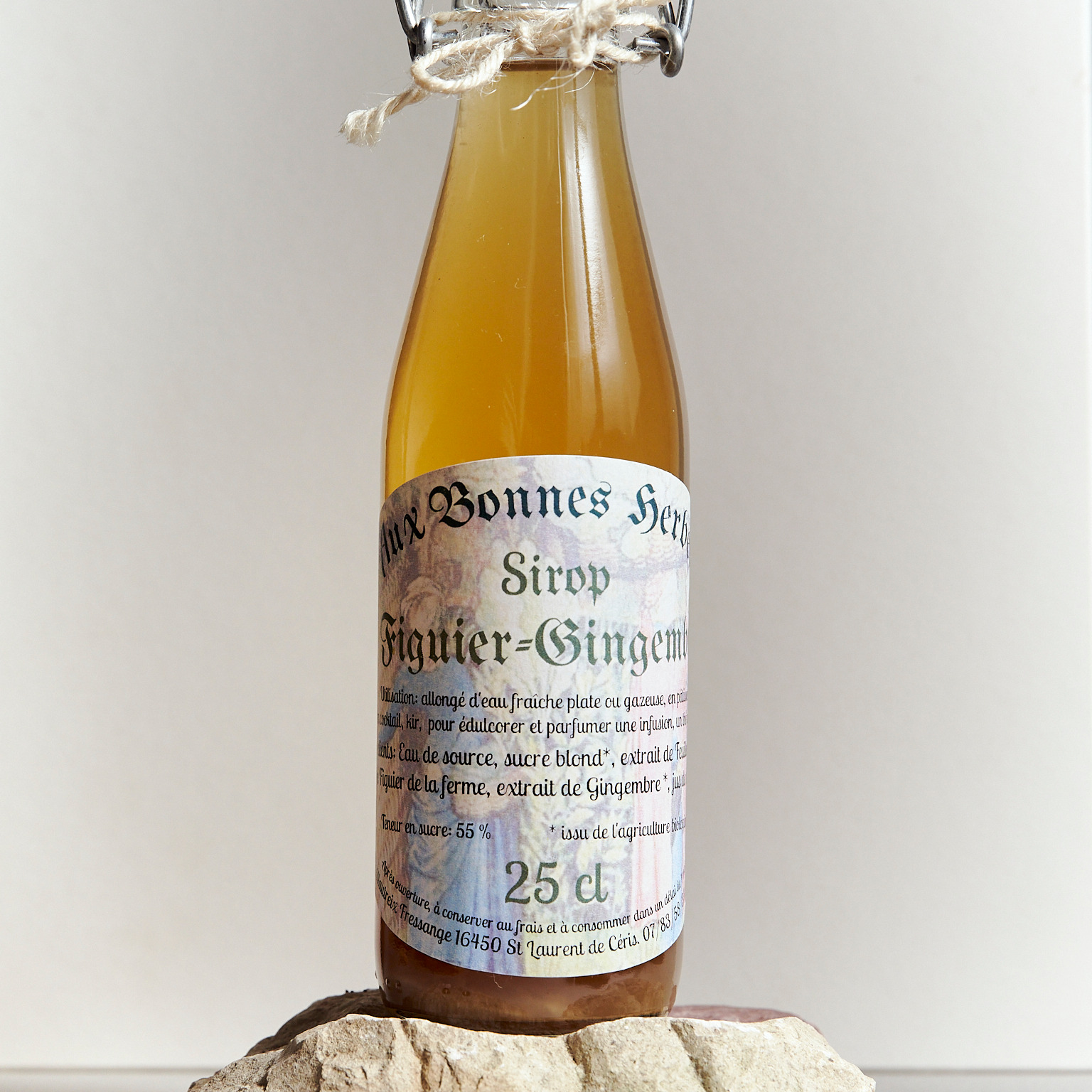 Sirop Figuier/gimgembre - 25cl